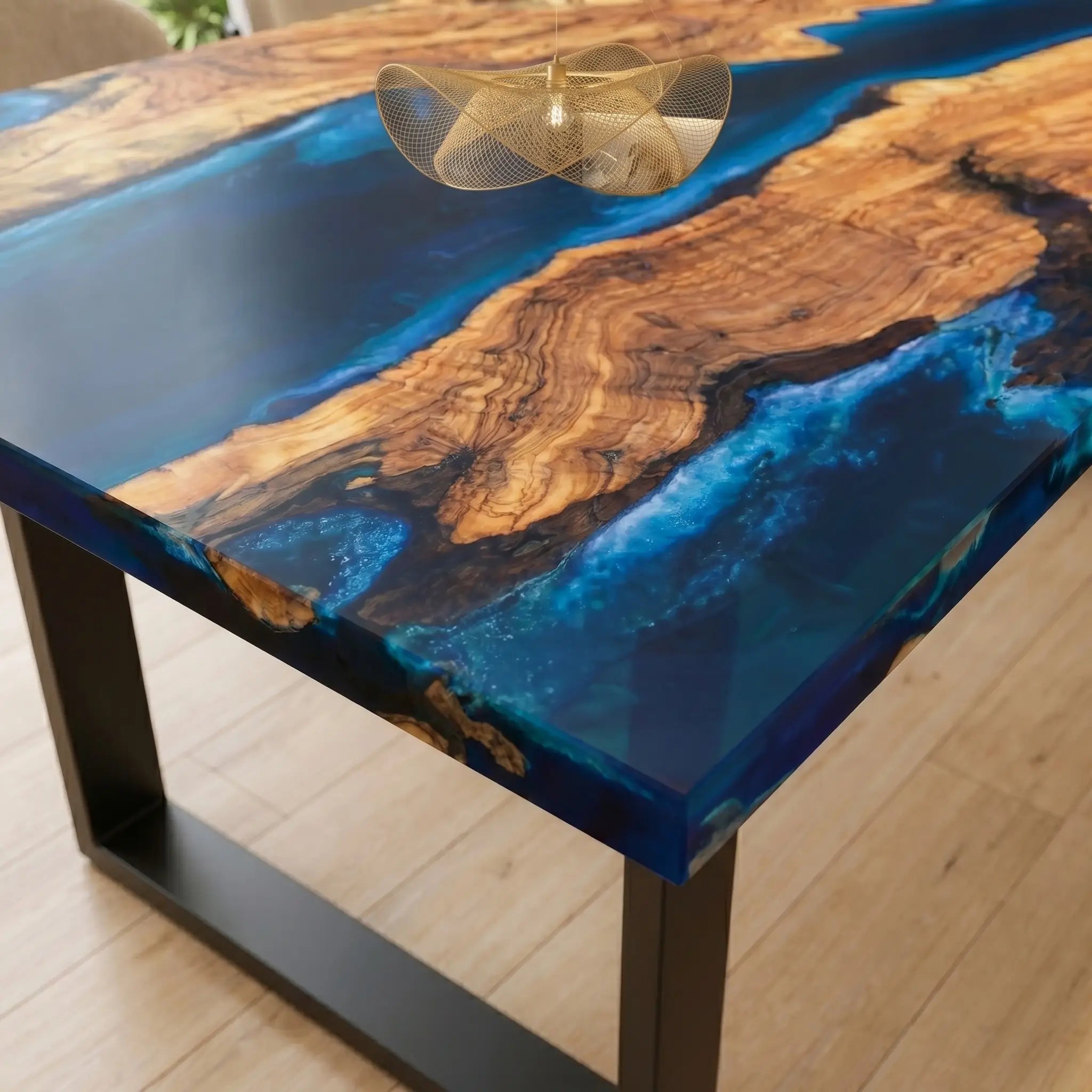 Custom-Olive-Wood-Epoxy-Resin-River-Table-Deep-Blue-OLT-29-20