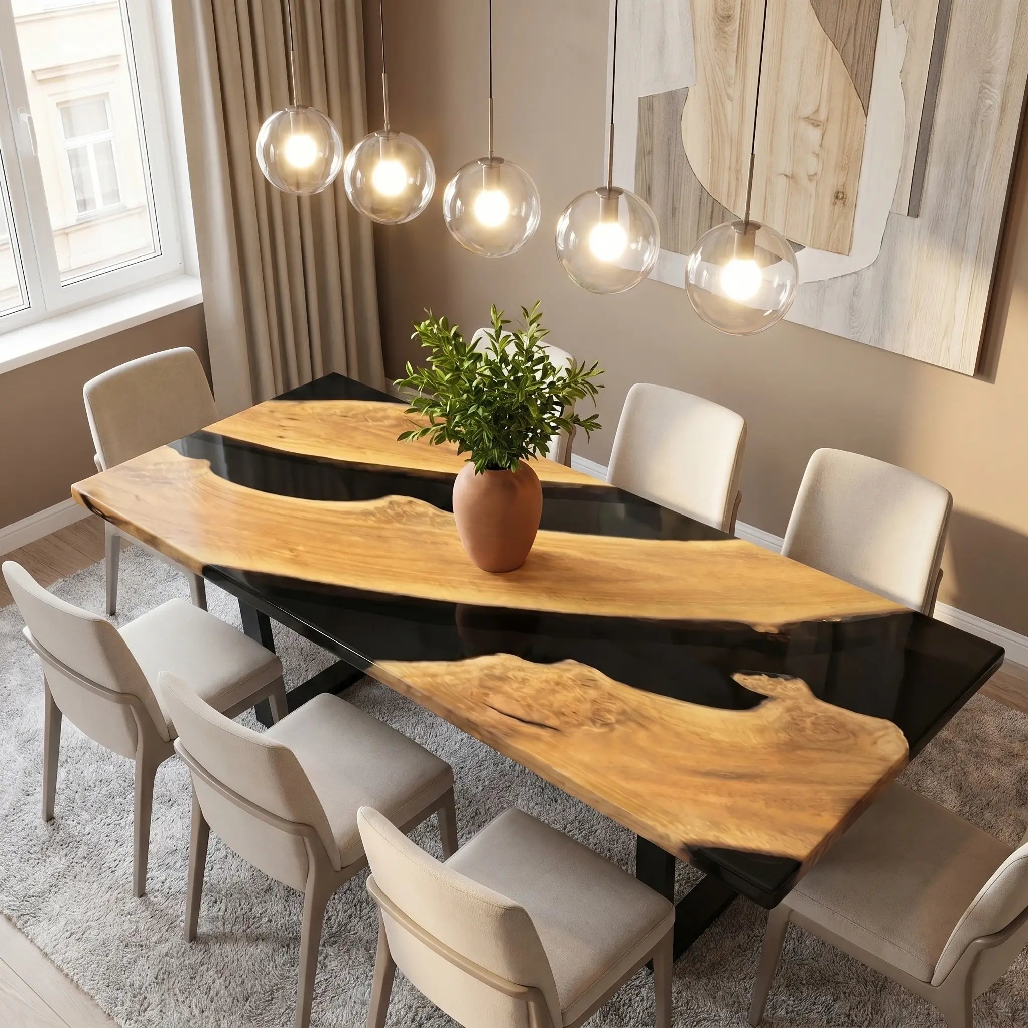 Custom-Poplar-Epoxy-Resin-River-Table-Black-Resin-ZRT-56-21