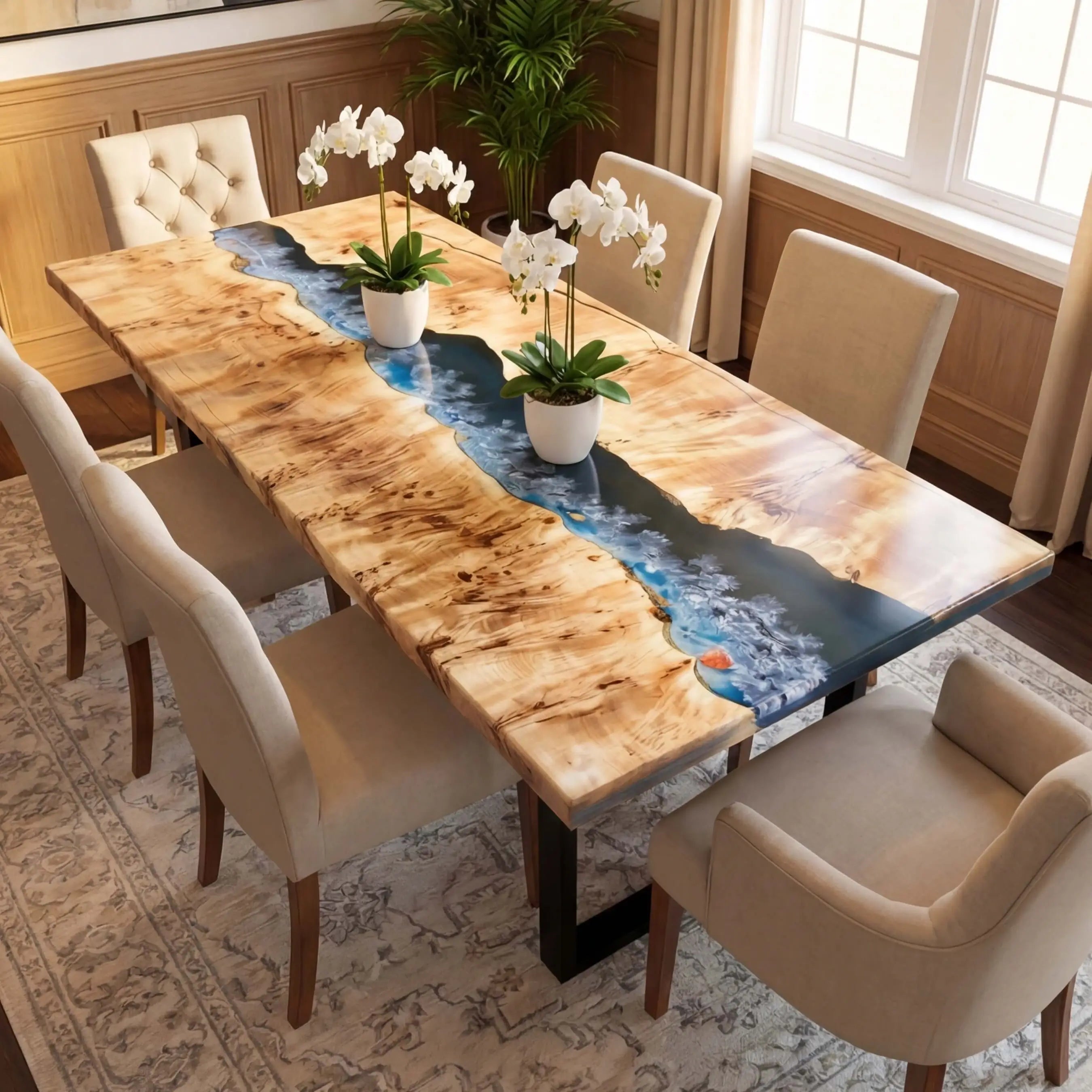 Custom-Poplar-Epoxy-Resin-River-Table-Blue-Black-Resin-ERT-22-20