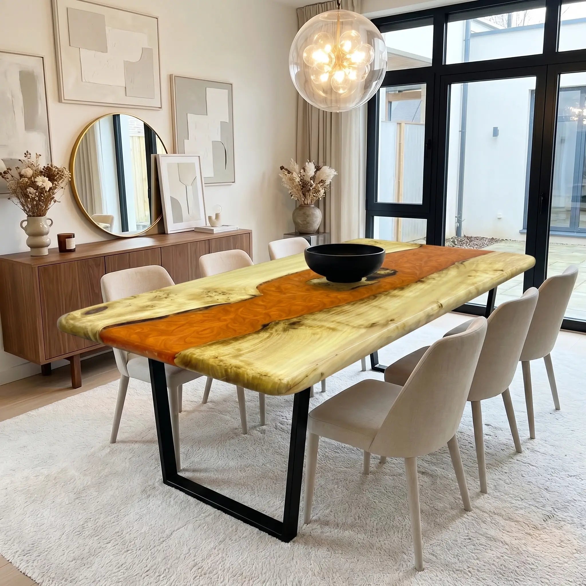 Custom-Poplar-Epoxy-Resin-River-Table-Orange-KLT-56-22