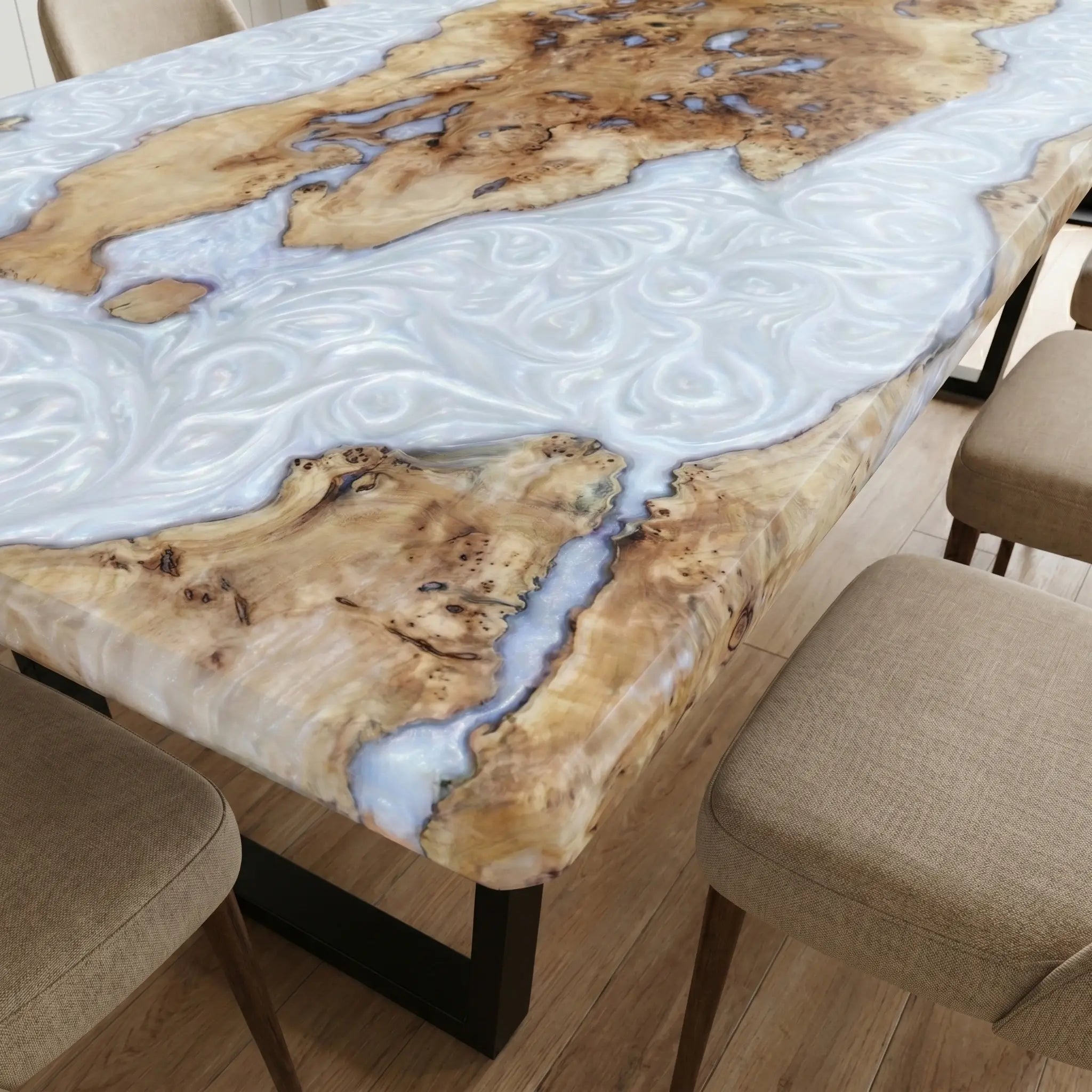 Custom-Poplar-Epoxy-Resin-River-Table-White-Pearl-RKT-56-21