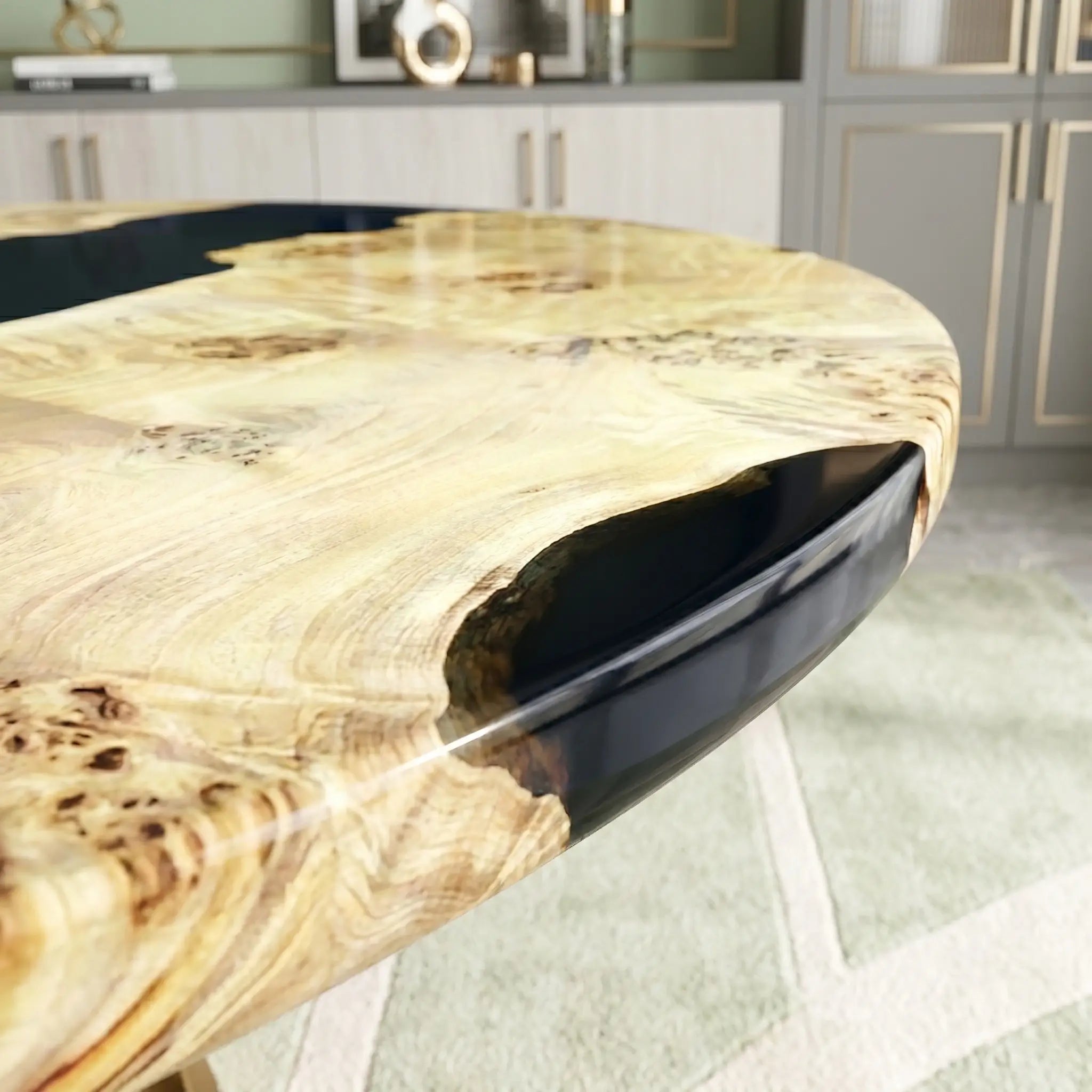 Custom-Poplar-Epoxy-Resin-Round-Coffee-Table-Black-Resin-ORT-94-20