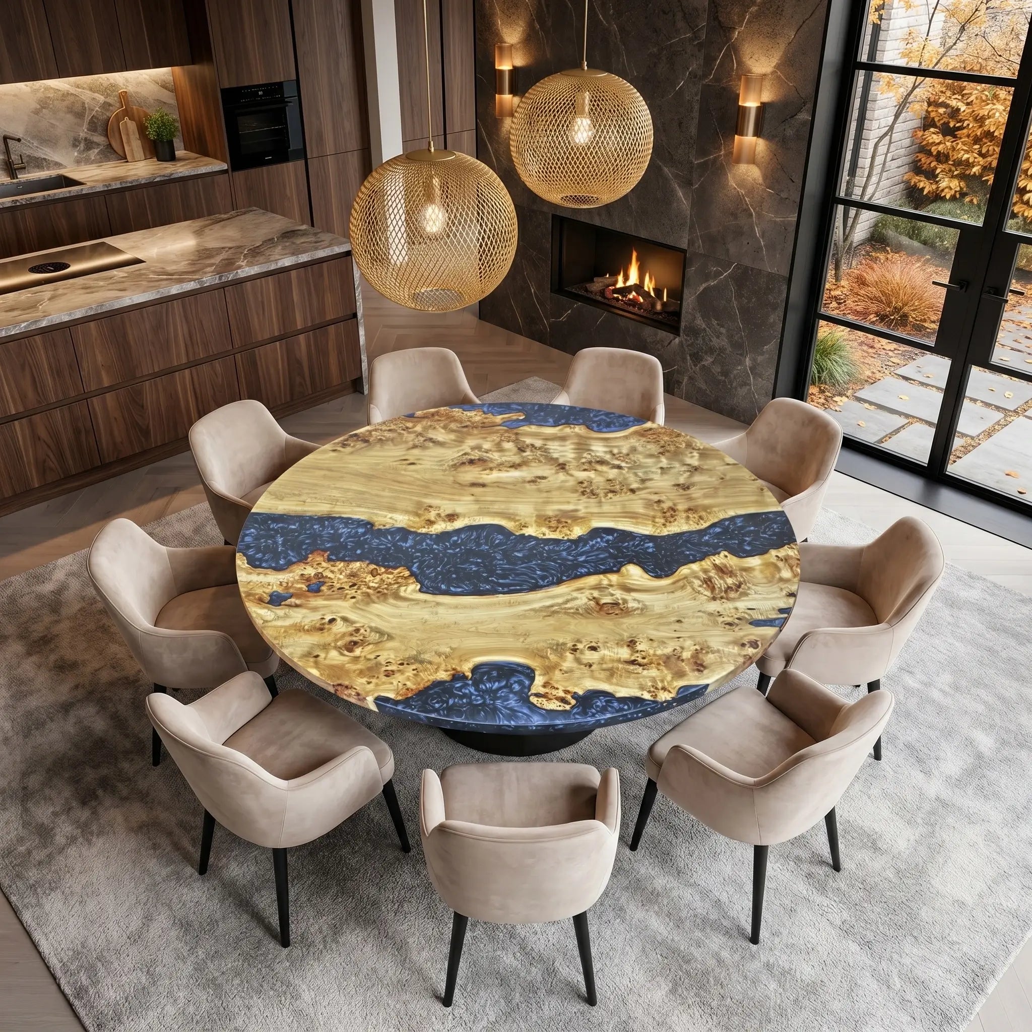 Custom-Poplar-Epoxy-Resin-Round-Coffee-Table-Silver-Resin-HRT-45-22