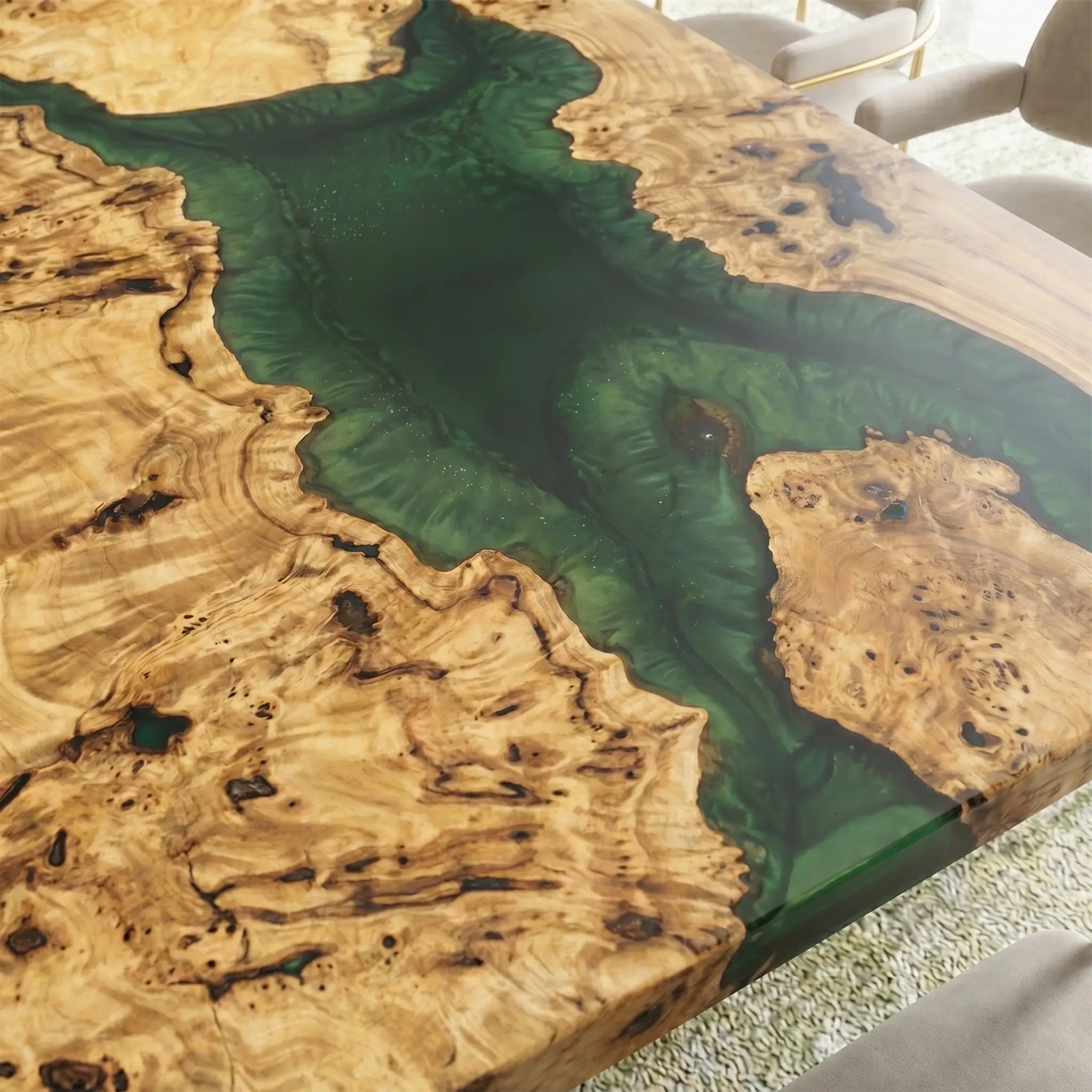 Custom-Poplar-Wood-Epoxy-Resin-River-Table-Green-Resin-ORT-77-20