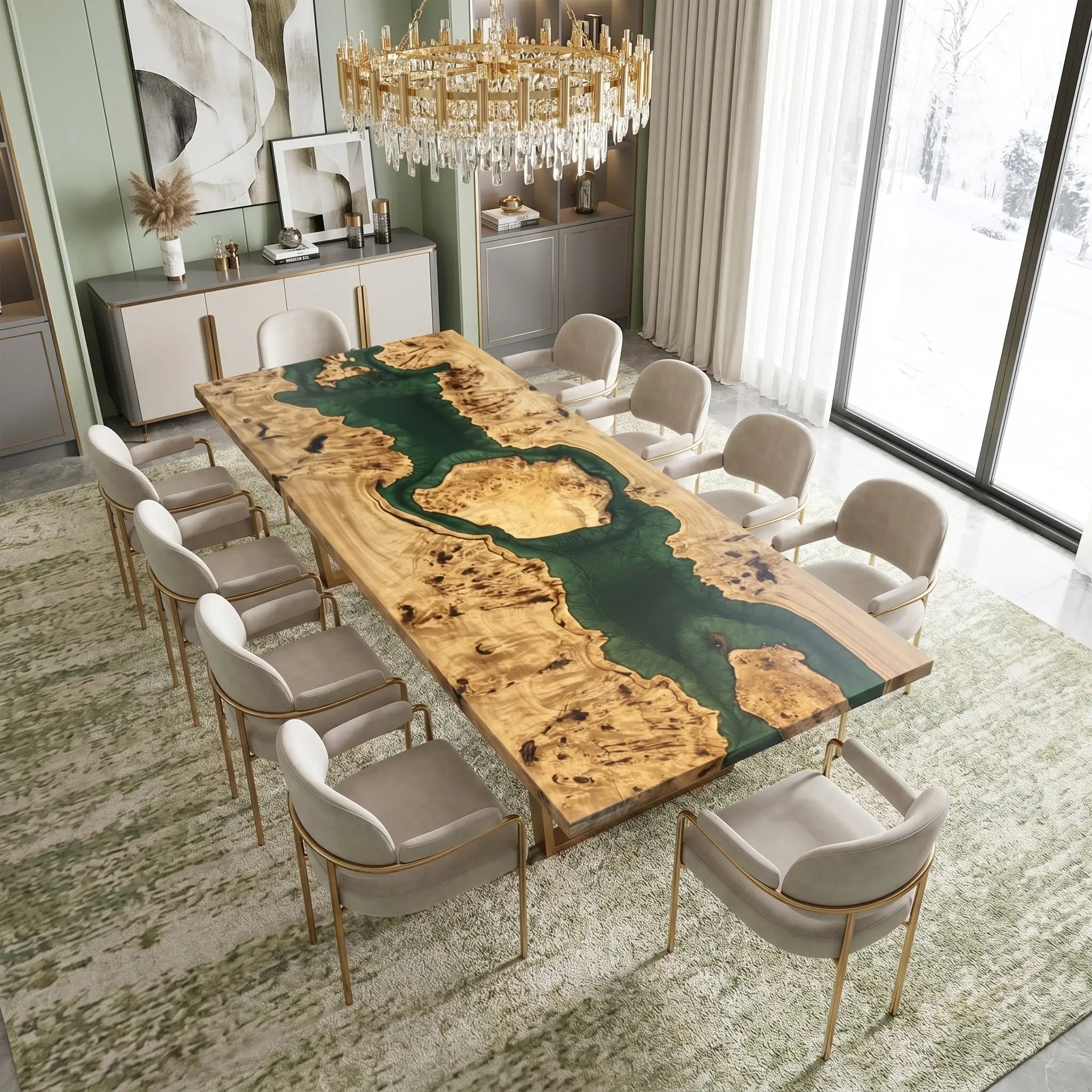 Custom-Poplar-Wood-Epoxy-Resin-River-Table-Green-Resin-ORT-77-21