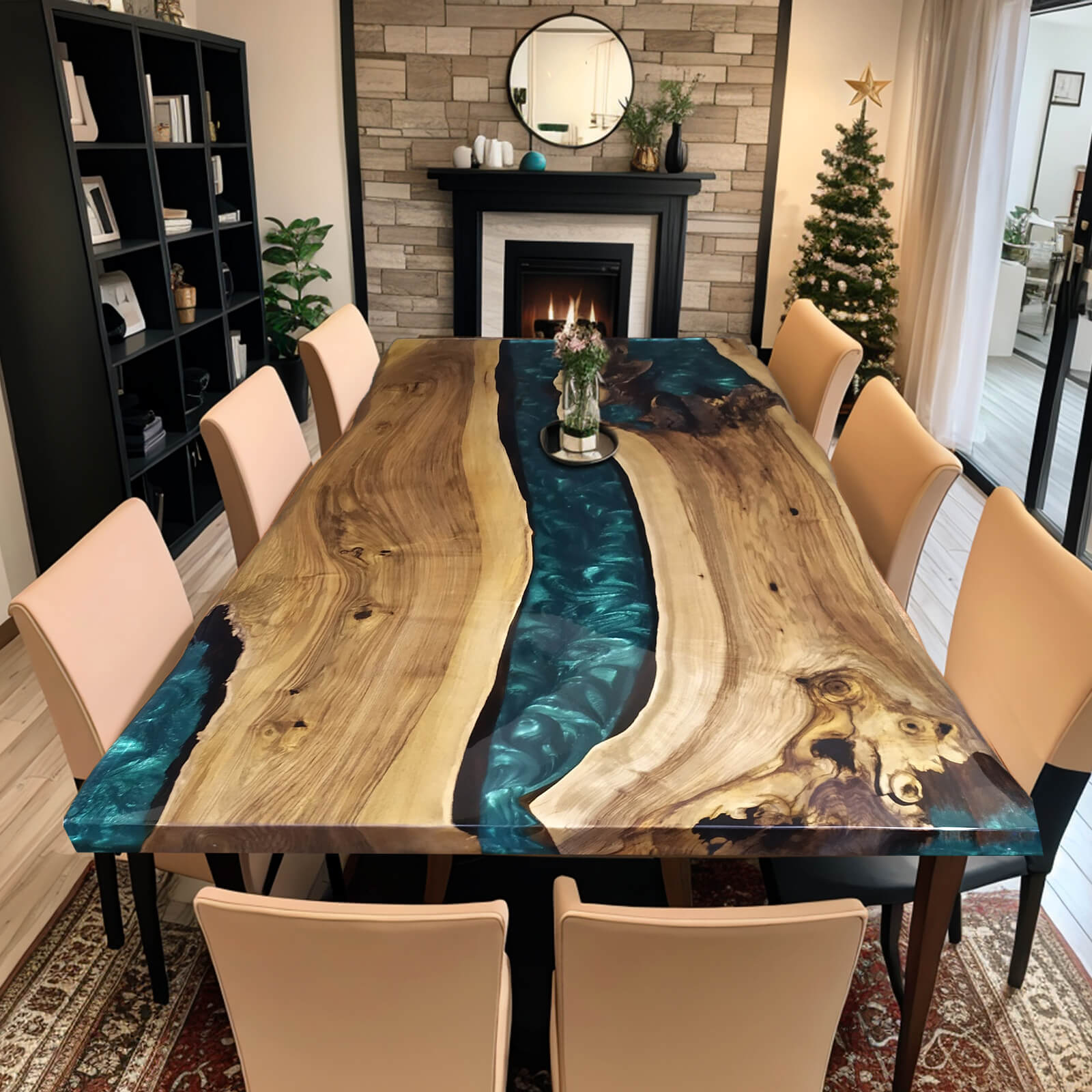 custom-walnut-epoxy-resin-river-table-blue-resin-erx-42-27