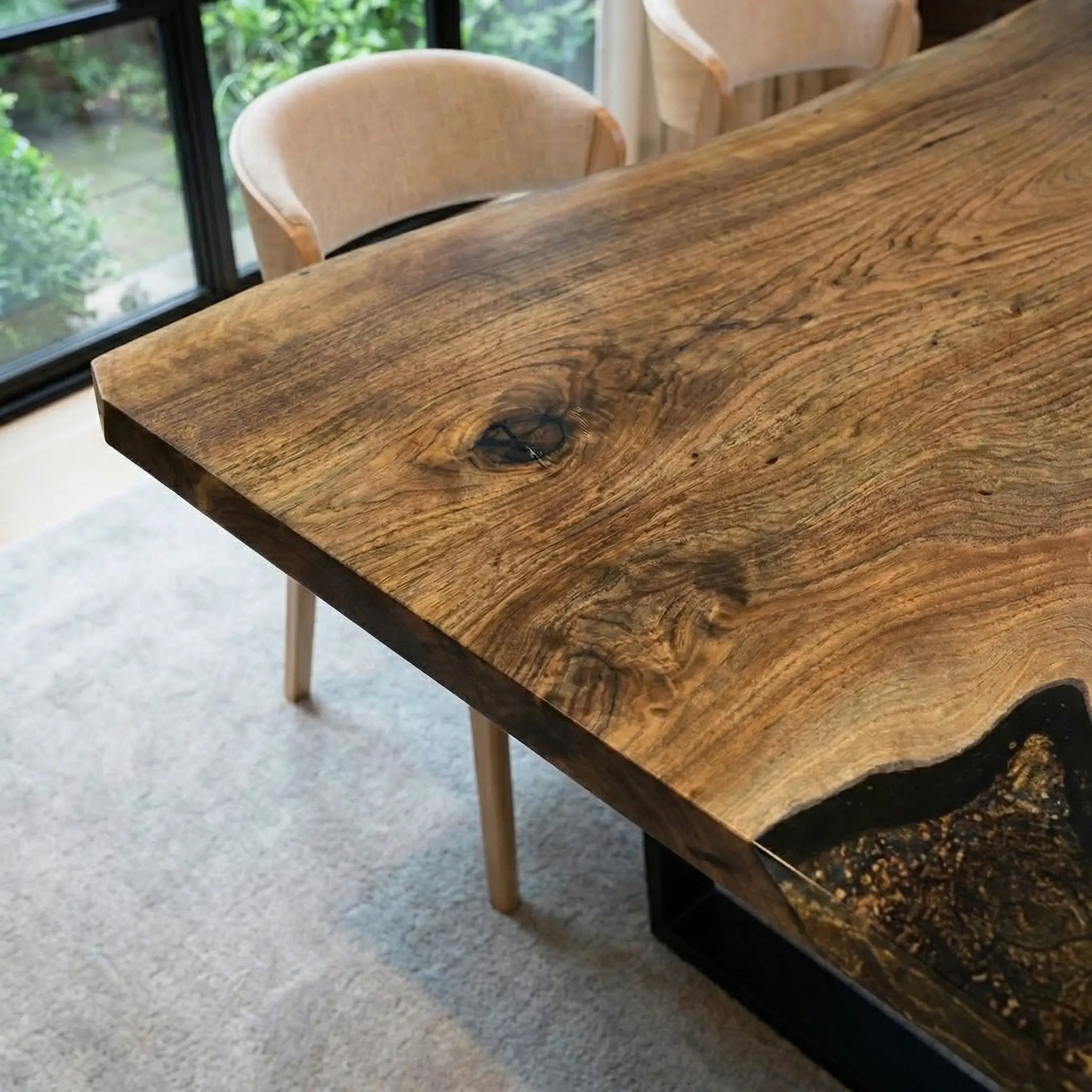Custom-Walnut-Epoxy-Resin-River-Table-Gold-Resin-ERX-59-19