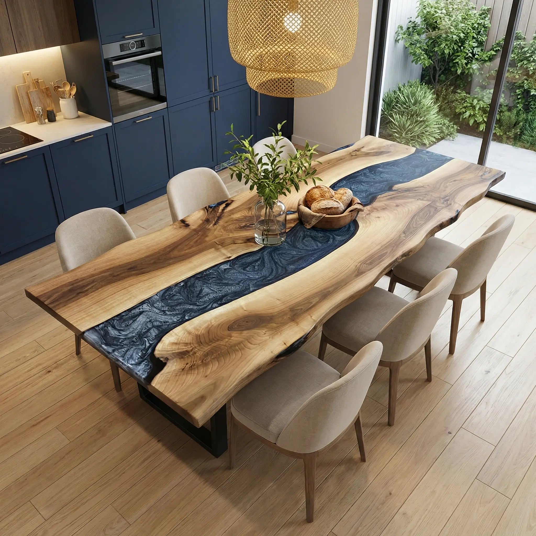 Custom-Walnut-Epoxy-Resin-River-Table-Gray-Resin-WRT-50-24