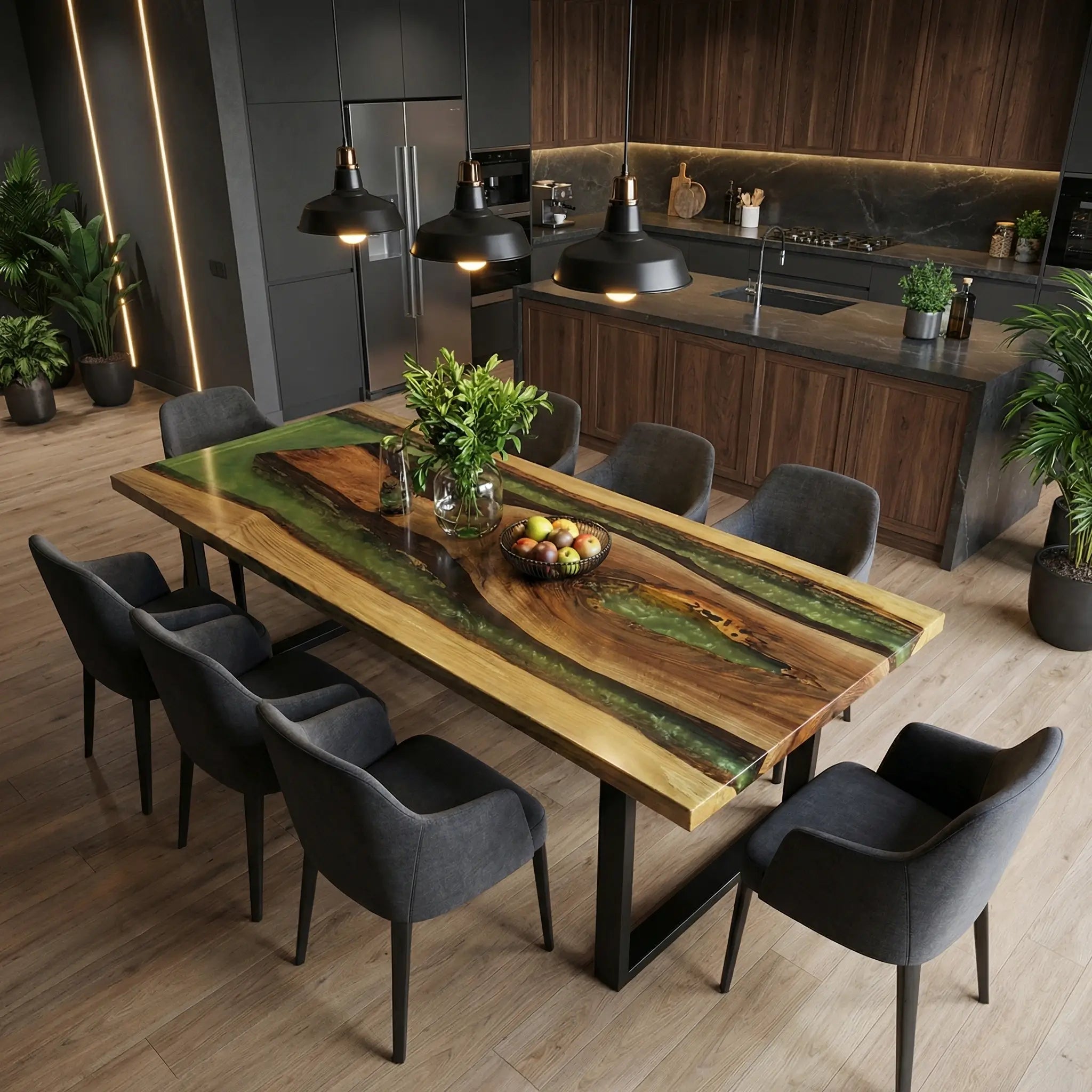Custom-Walnut-Epoxy-Resin-River-Table-Green-Resin-ERK-58-18