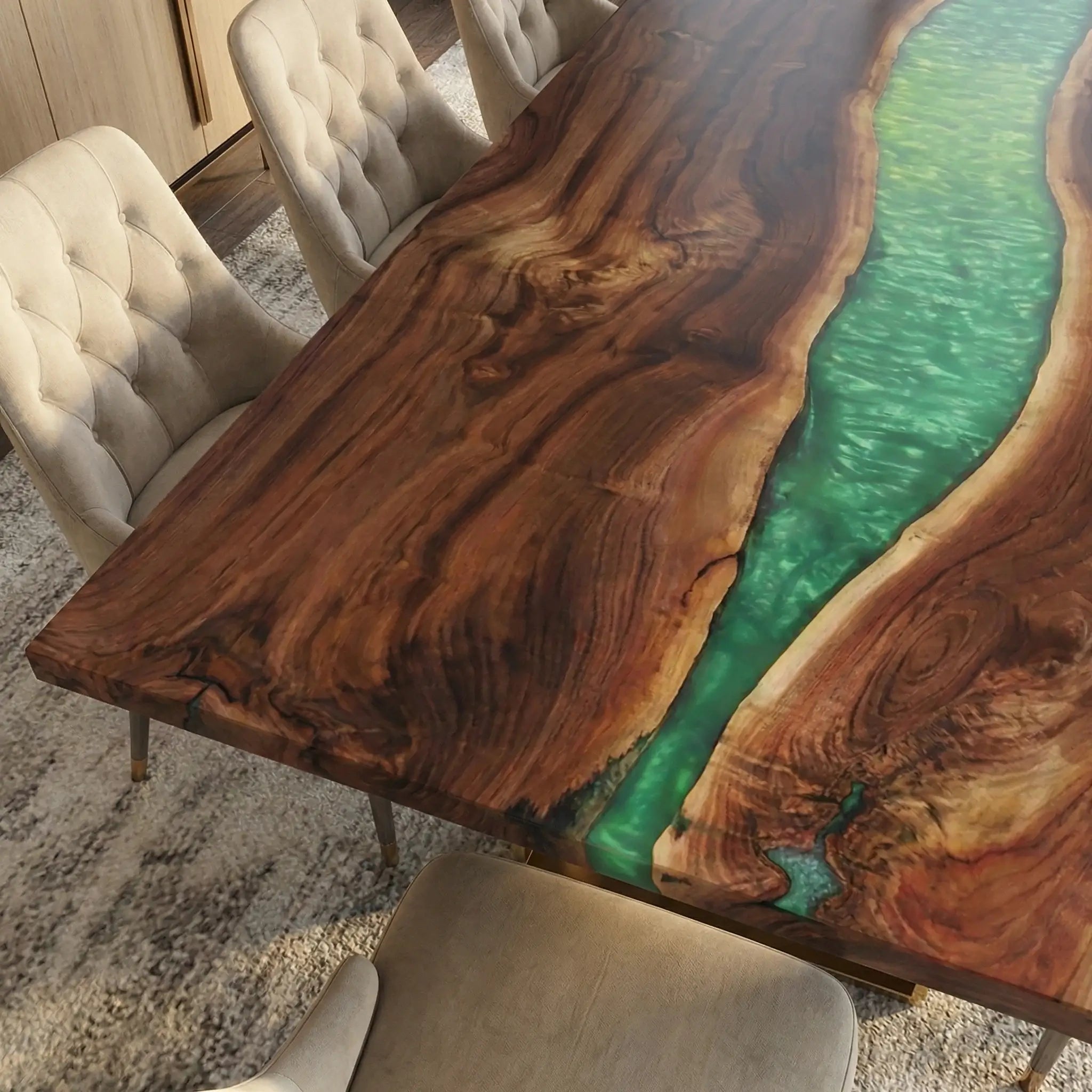 Custom-Walnut-Epoxy-Resin-River-Table-Green-Resin-WKT-72-21