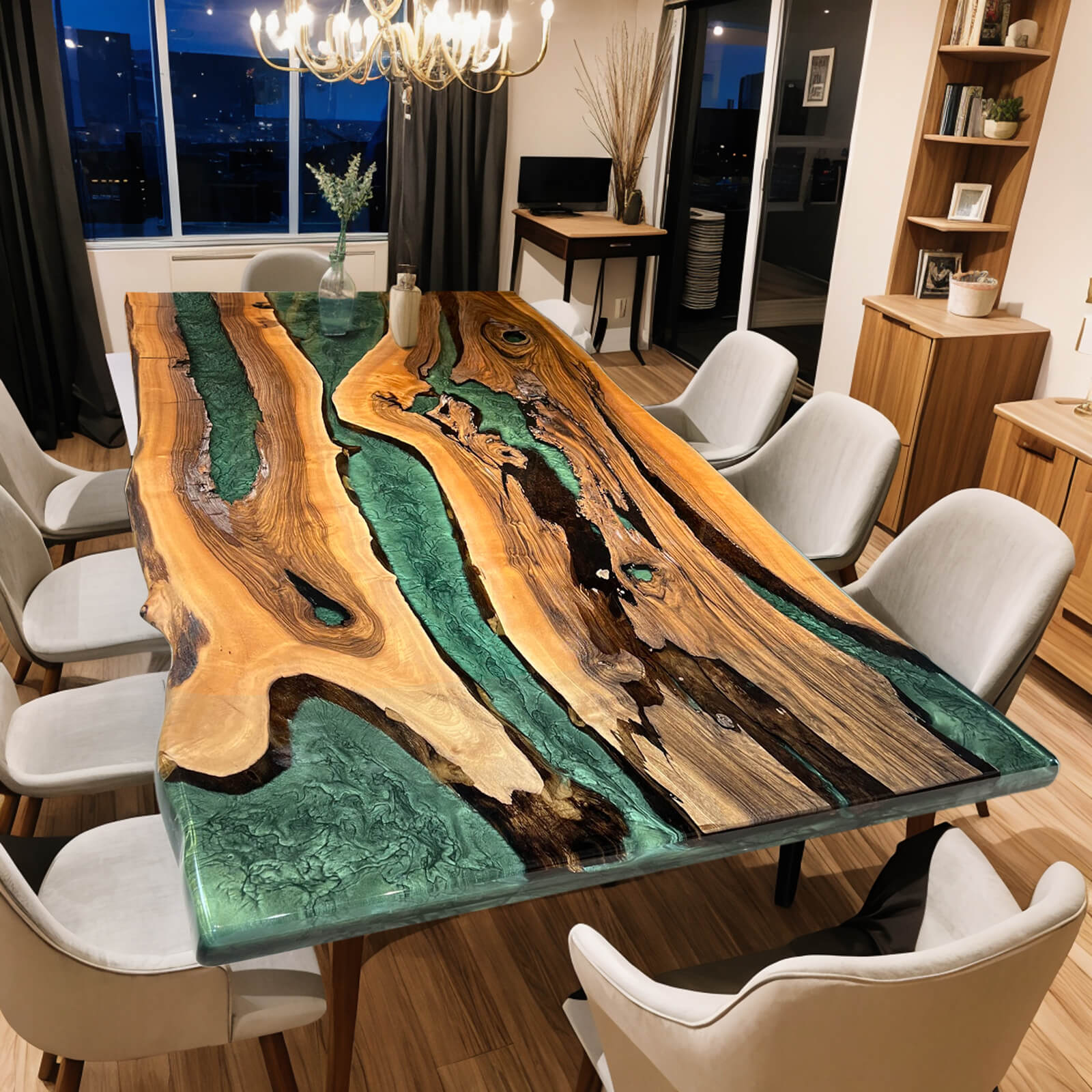 custom-walnut-epoxy-resin-river-table-green-resin-wqt-82-94