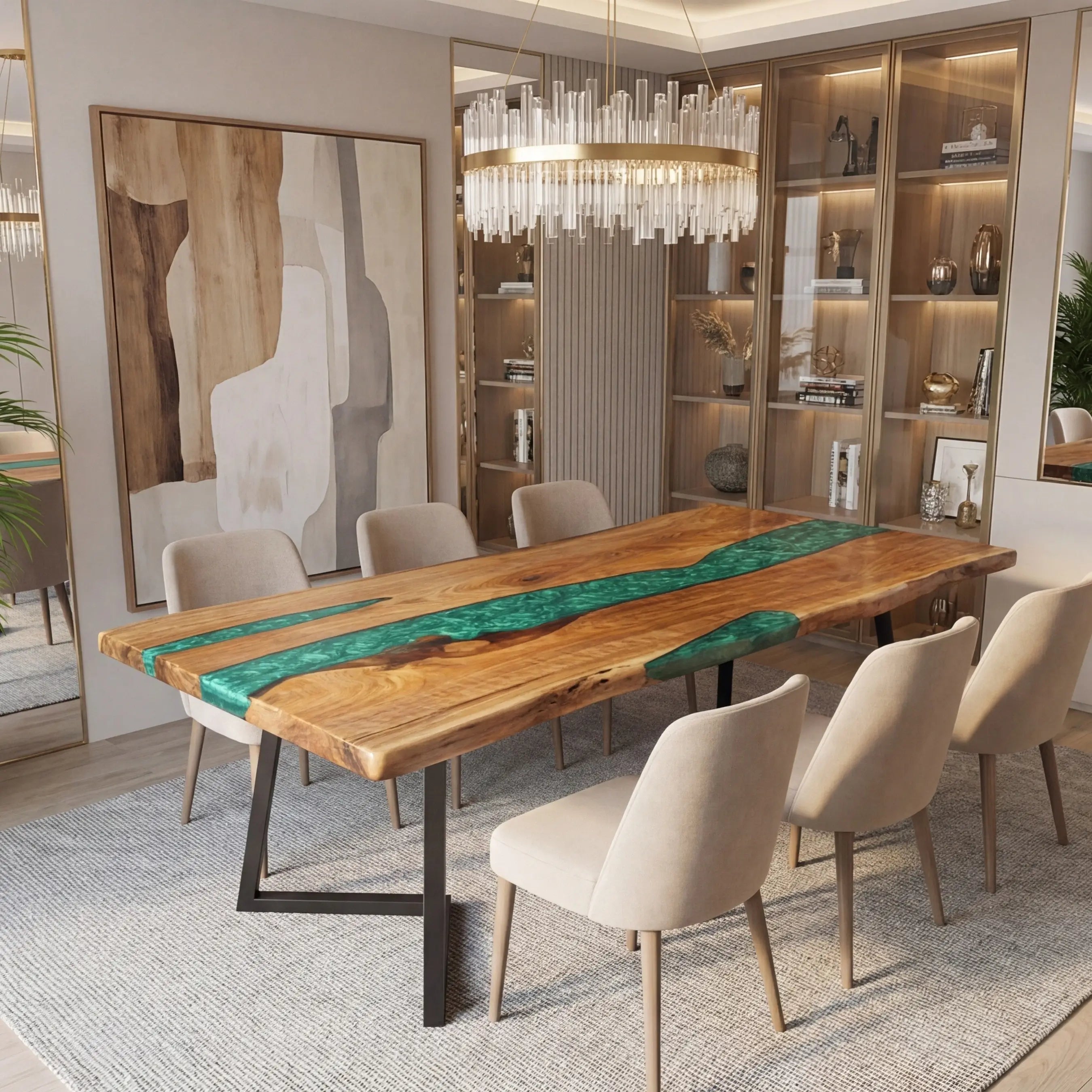 Custom-Walnut-Epoxy-Resin-River-Table-Mint-Green-Resin-ERT-90-21