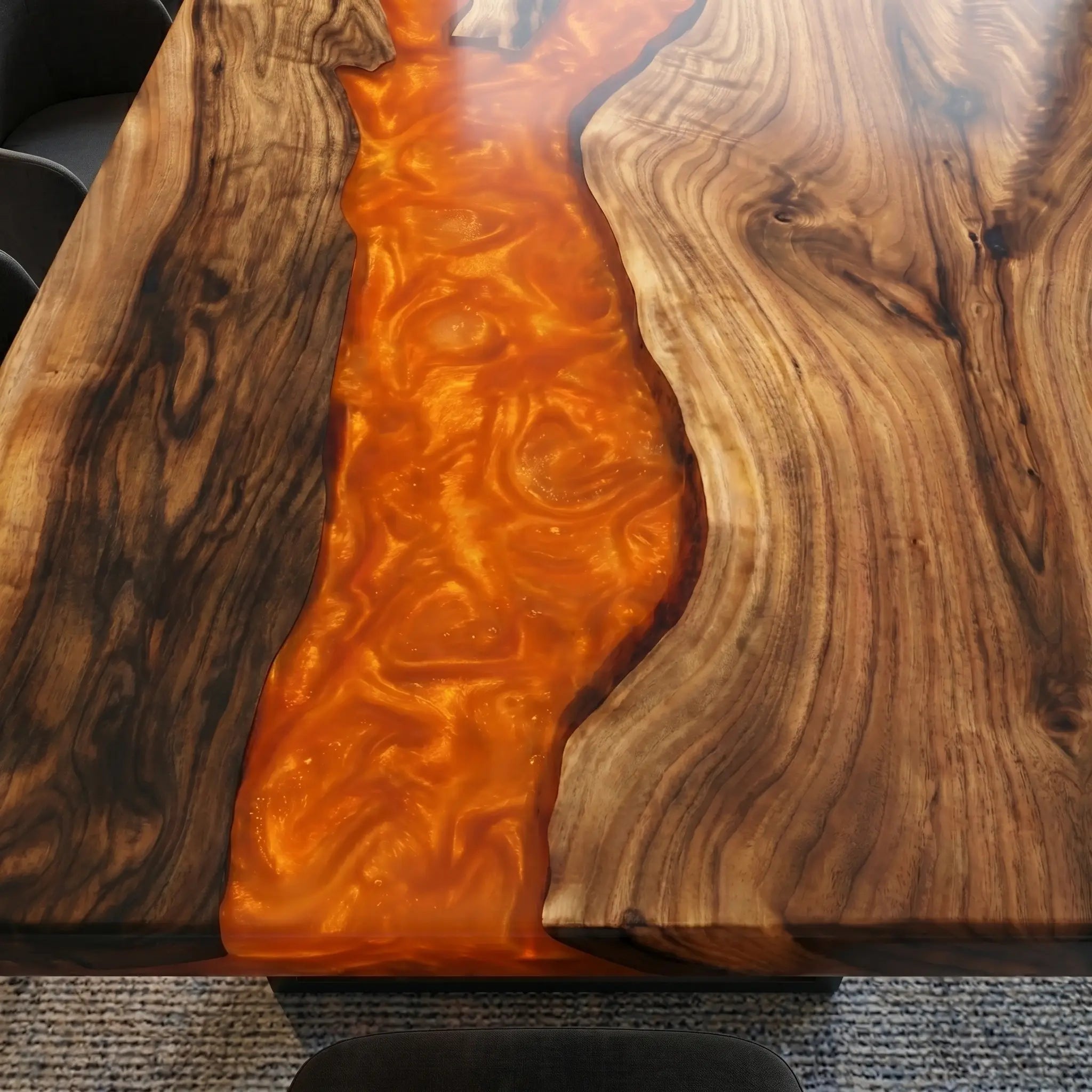 Custom-Walnut-Epoxy-Resin-River-Table-Orange-Resin-WET-72-21