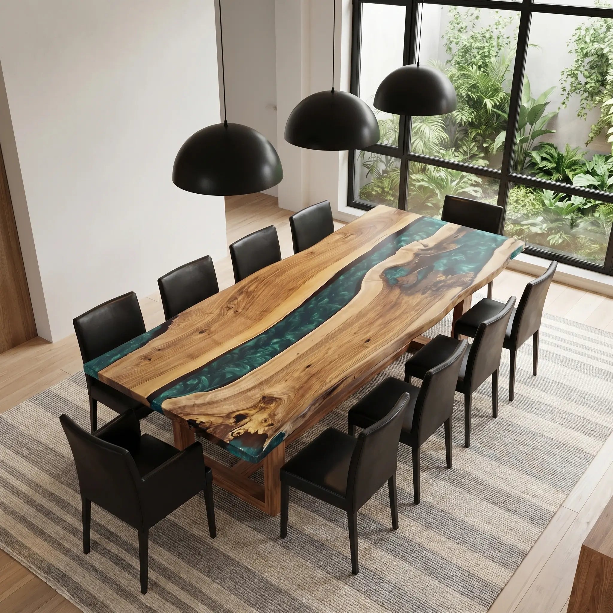 Custom-Walnut-Epoxy-Resin-River-Table-Pearl-Green-Resin-WRT-58-21