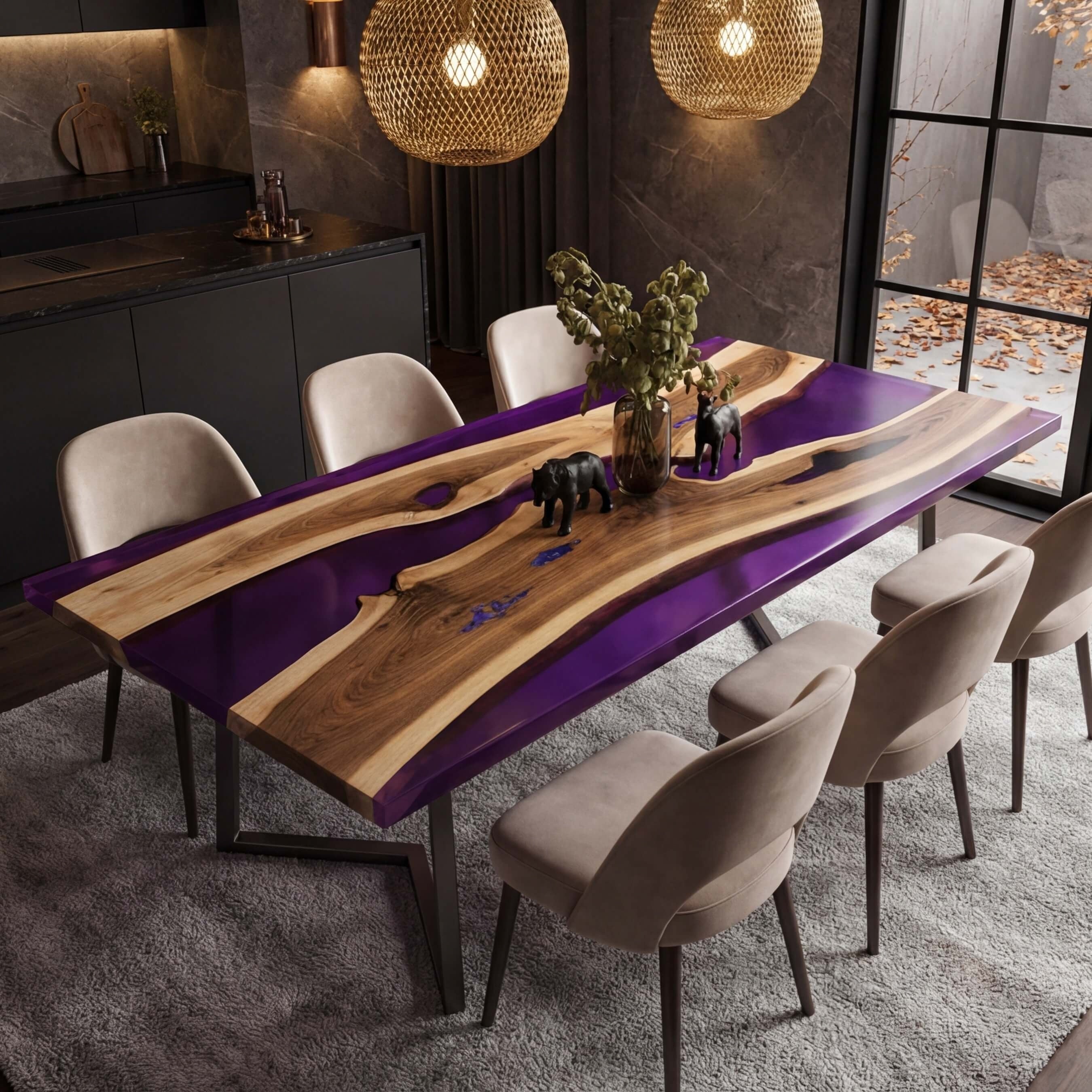 Custom-Walnut-Epoxy-Resin-River-Table-Purple-Resin-RXT-47-21
