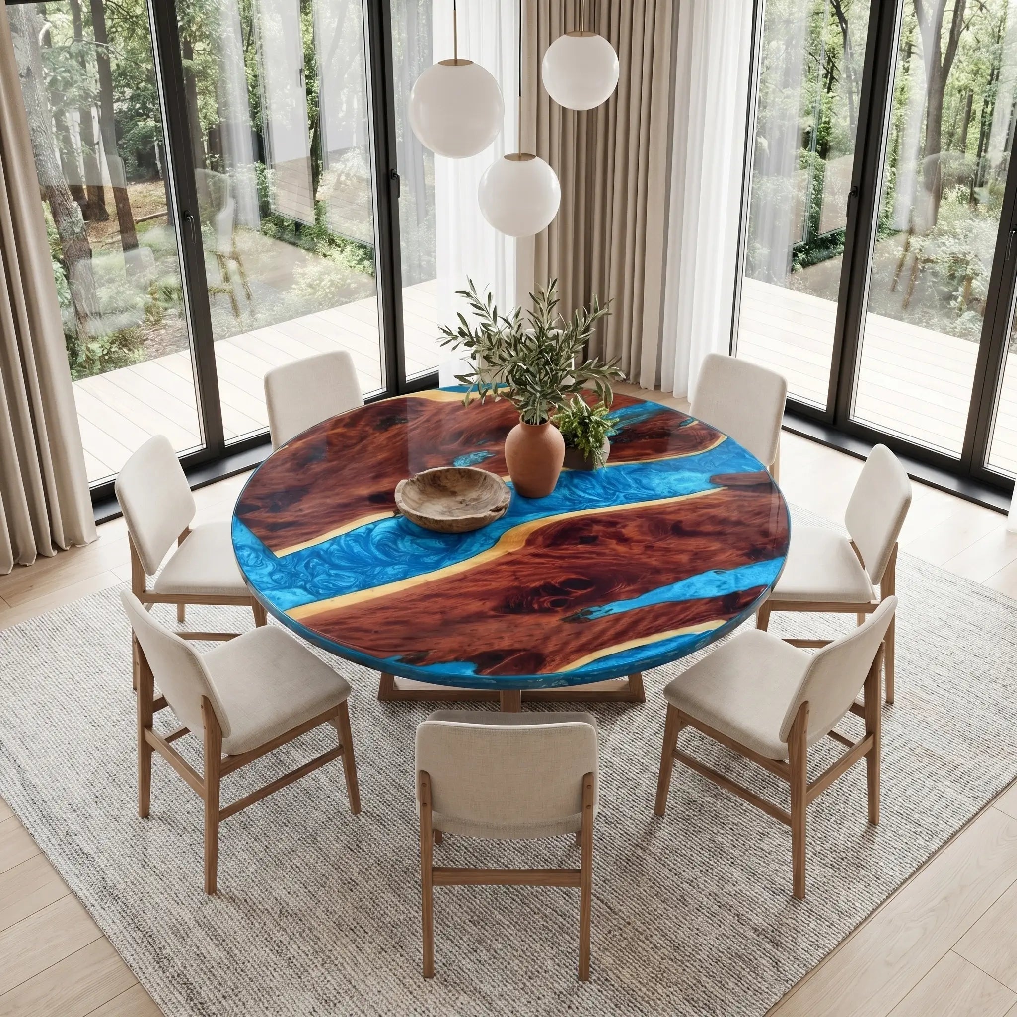 Custom-Walnut-Epoxy-Resin-Round-Coffee-Table-Blue-Resin-ETT-11-19