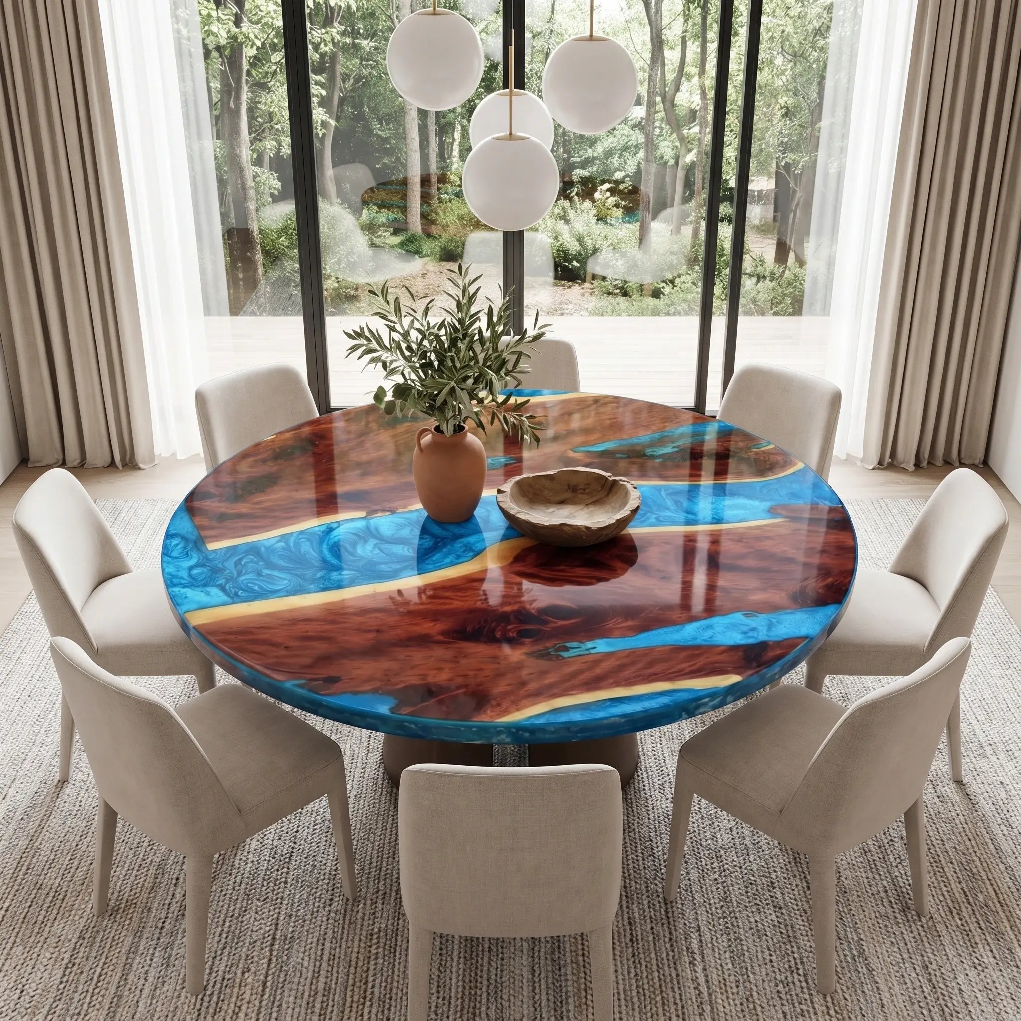 Custom-Walnut-Epoxy-Resin-Round-Coffee-Table-Blue-Resin-ETT-11-23