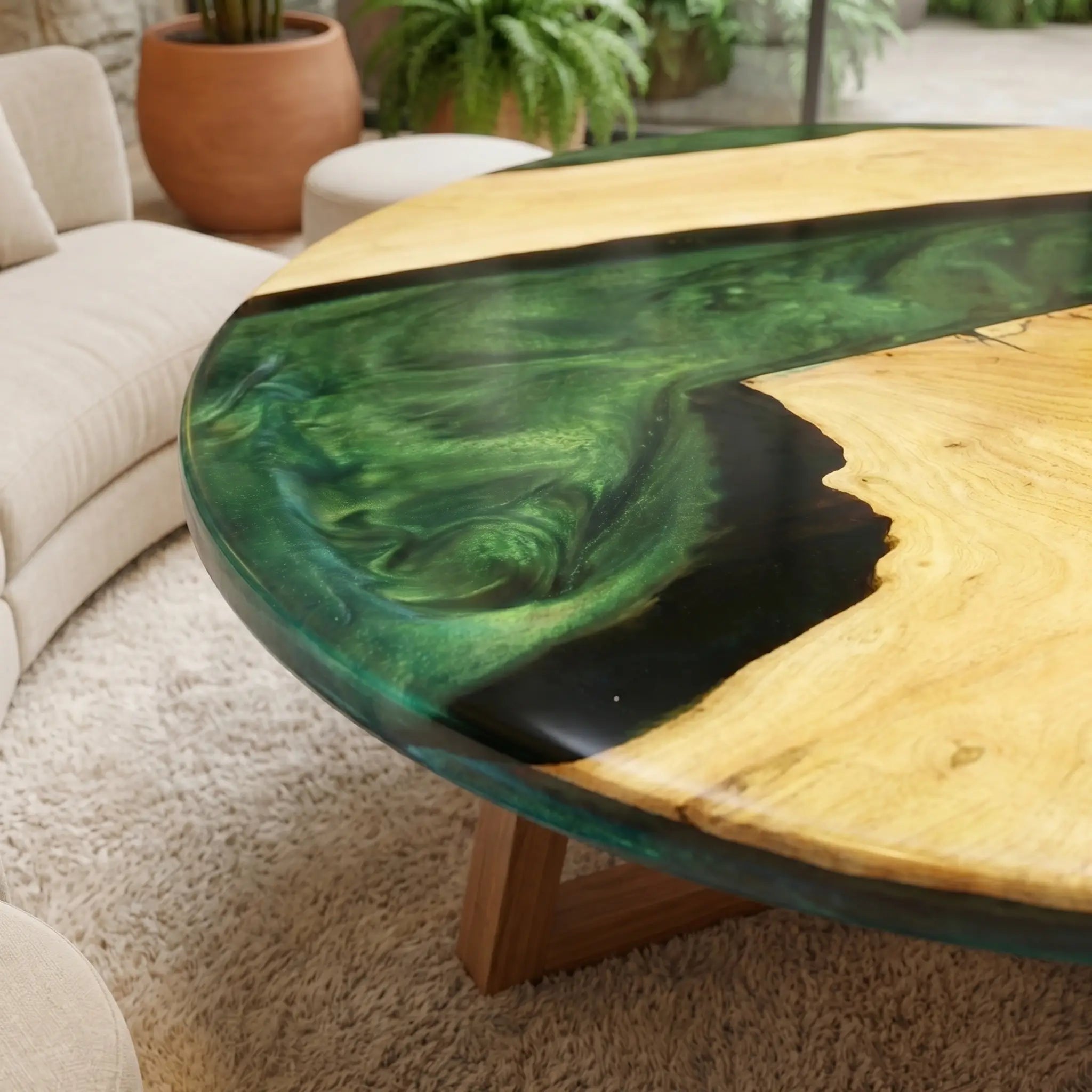 Custom-Walnut-Epoxy-Resin-Round-Coffee-Table-Green-Resin-ERP-84-19