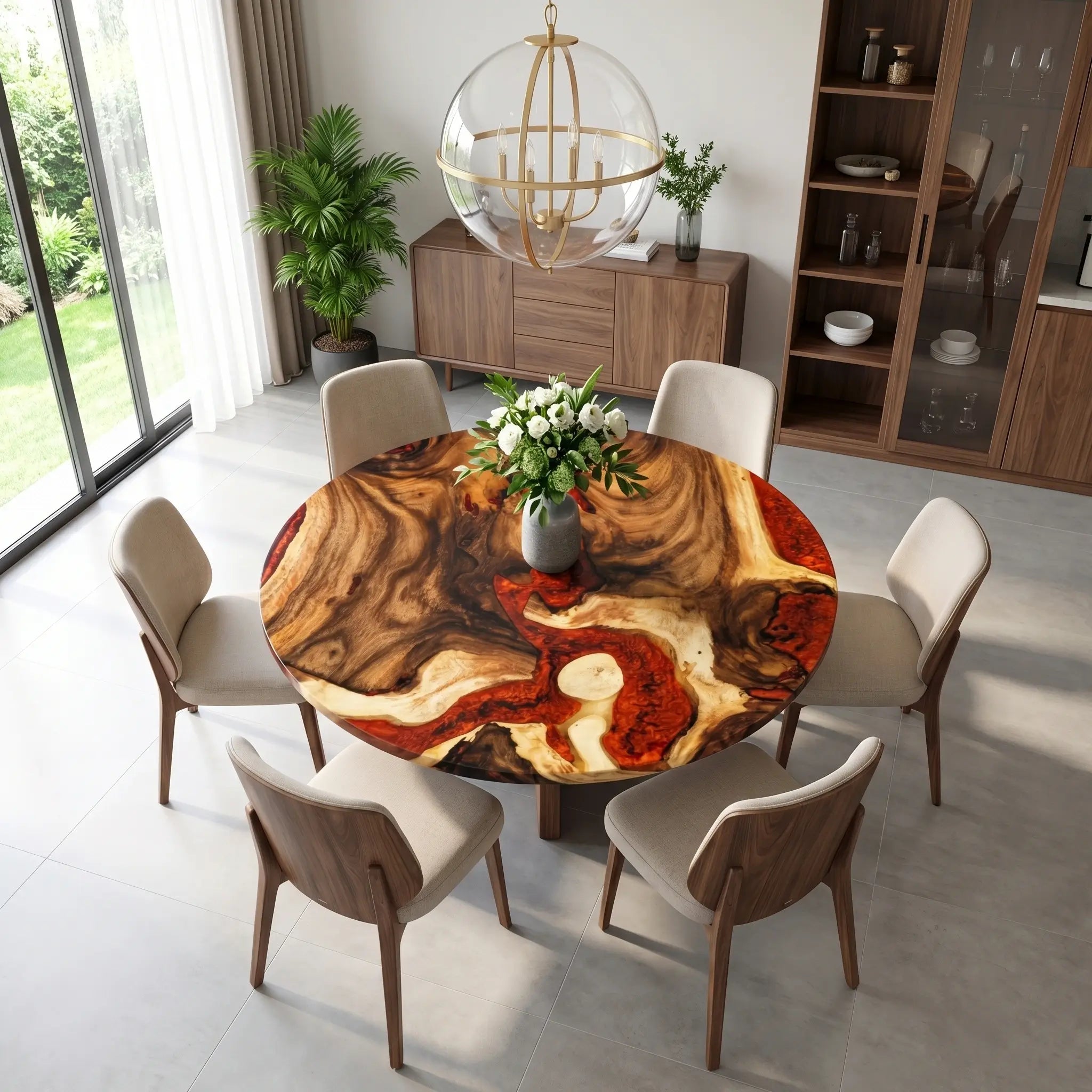 Custom-Walnut-Epoxy-Resin-Round-Coffee-Table-Red-Resin-WPT-83-18