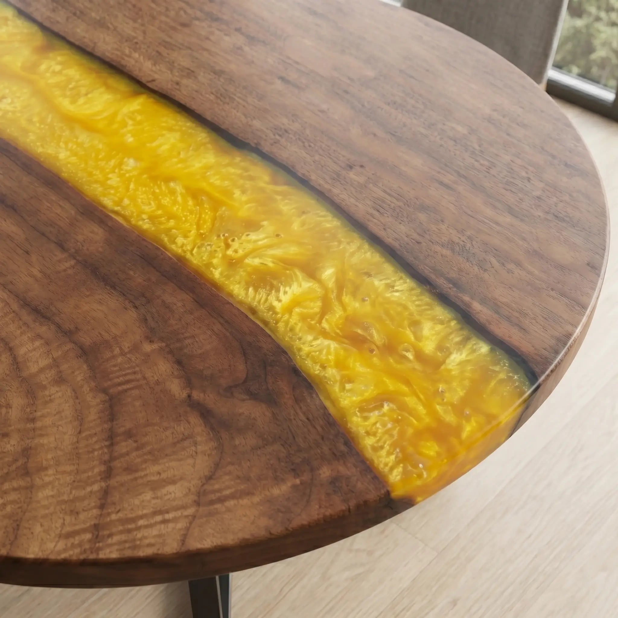 Custom-Walnut-Epoxy-Resin-Round-Coffee-Table-Yellow-Resin-ERG-42-19