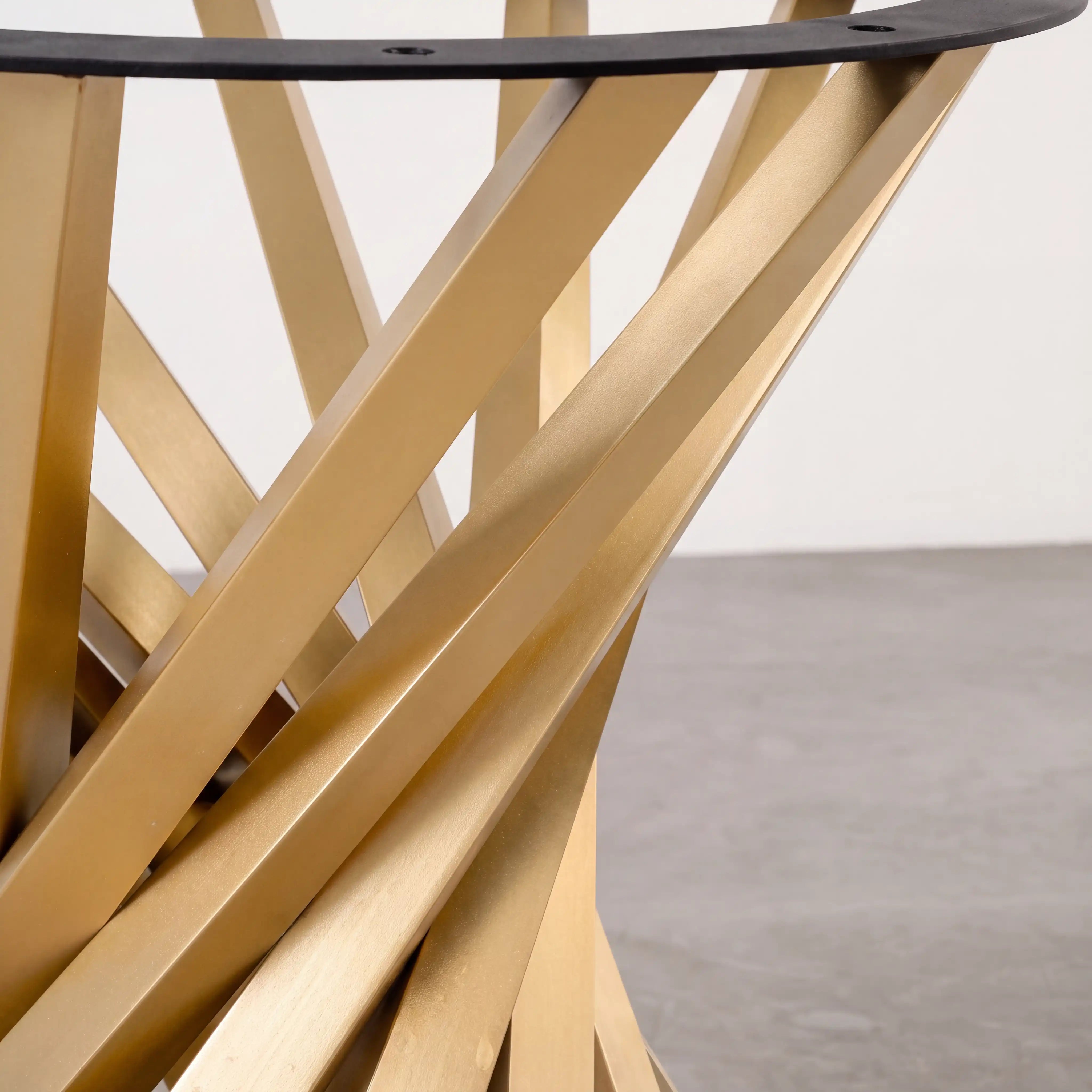 Gold Metal Table Base TL07