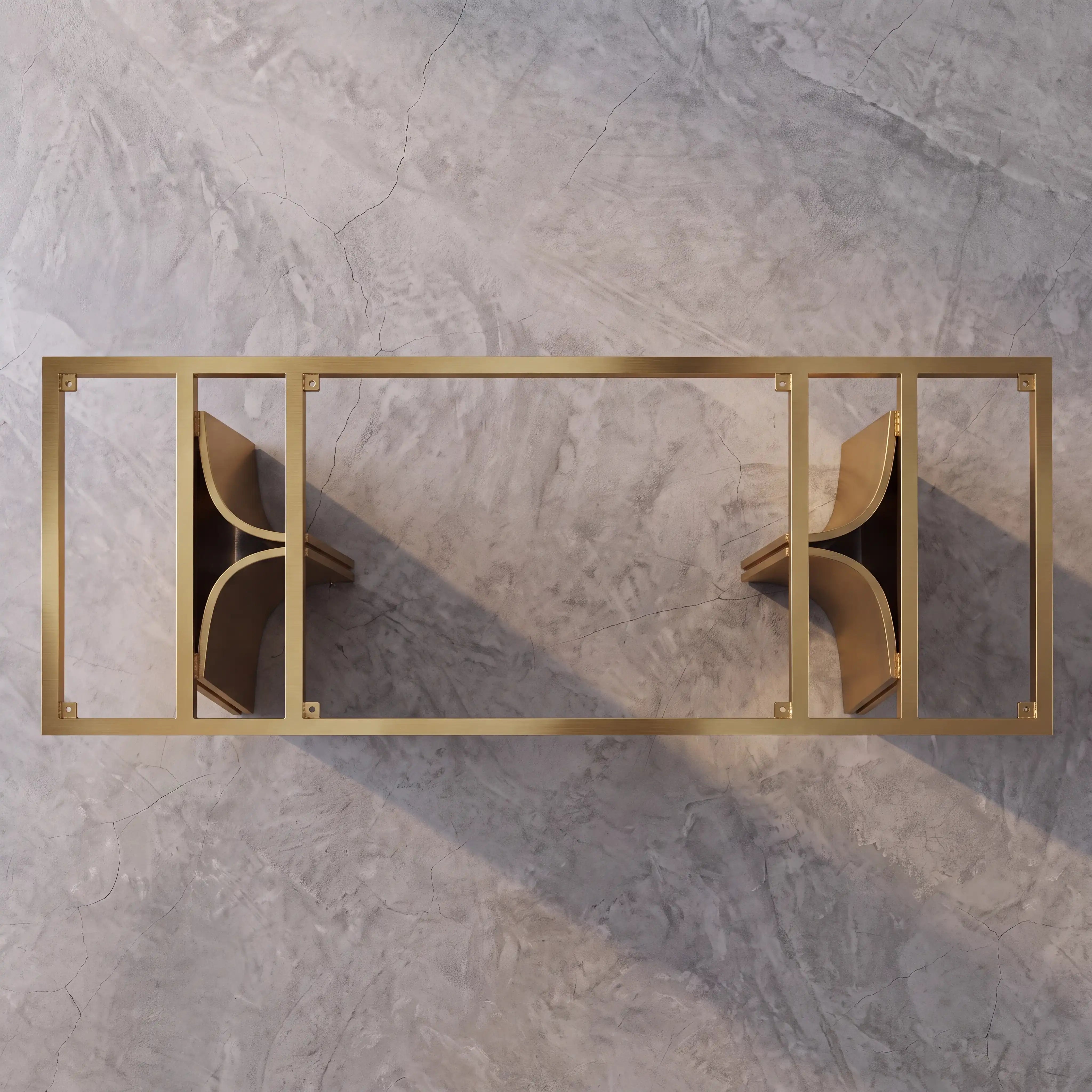 Gold Metal Table Base TL08