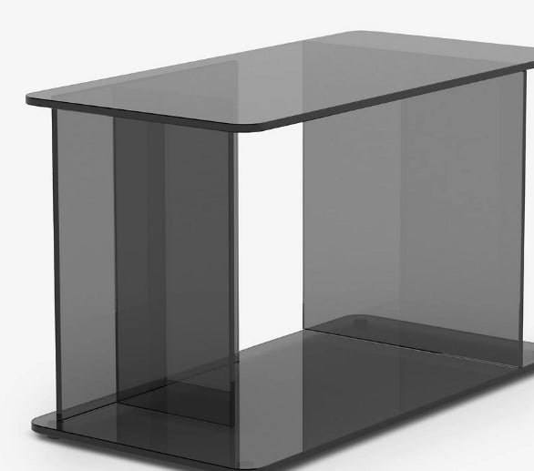 Custom Black Walnut Epoxy Resin Table Transparent Grey Resin Banmer 72'' x 72'' $330 for Sy Iverson