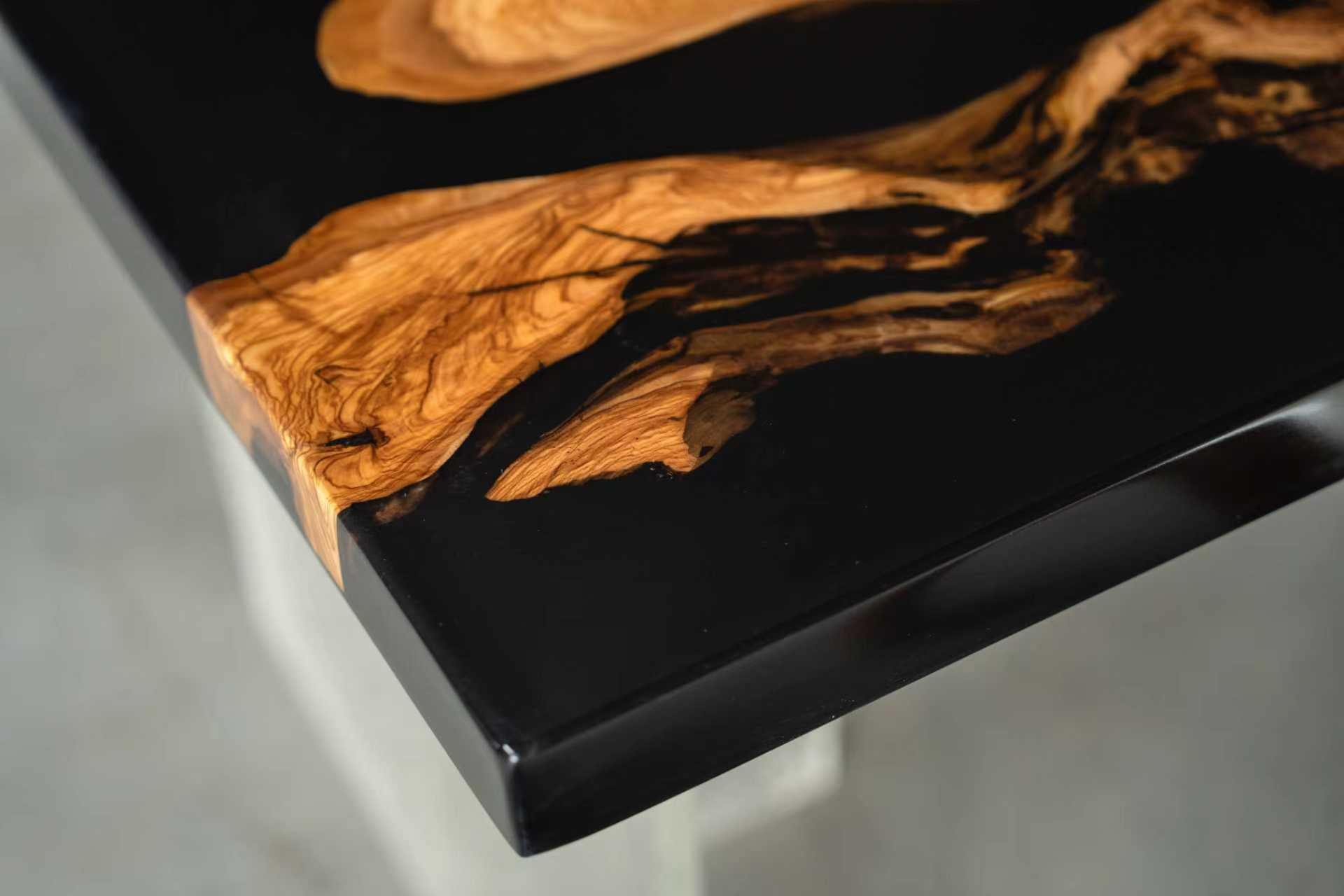 Christmas Promotion-60" × 36" Olive Wood Dining Table from CREATEA TABLE