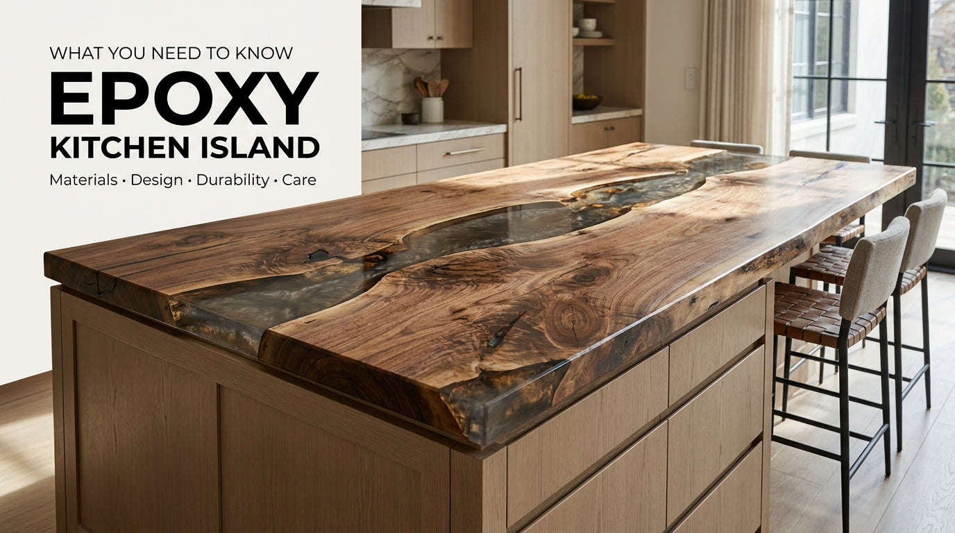 What Is an Epoxy Kitchen Island? A Complete Guide to Materials, Design, Durability, and Care
