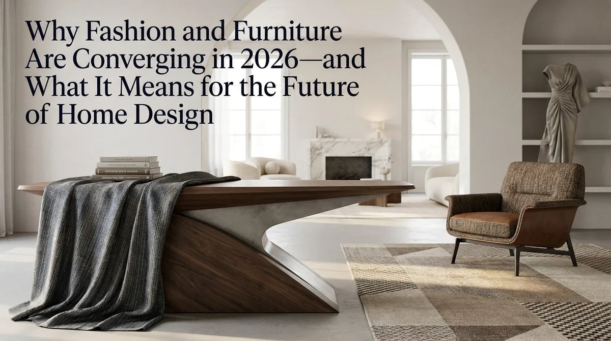 Why Fashion and Furniture Are Converging in 2026—and What It Means for the Future of Home Design