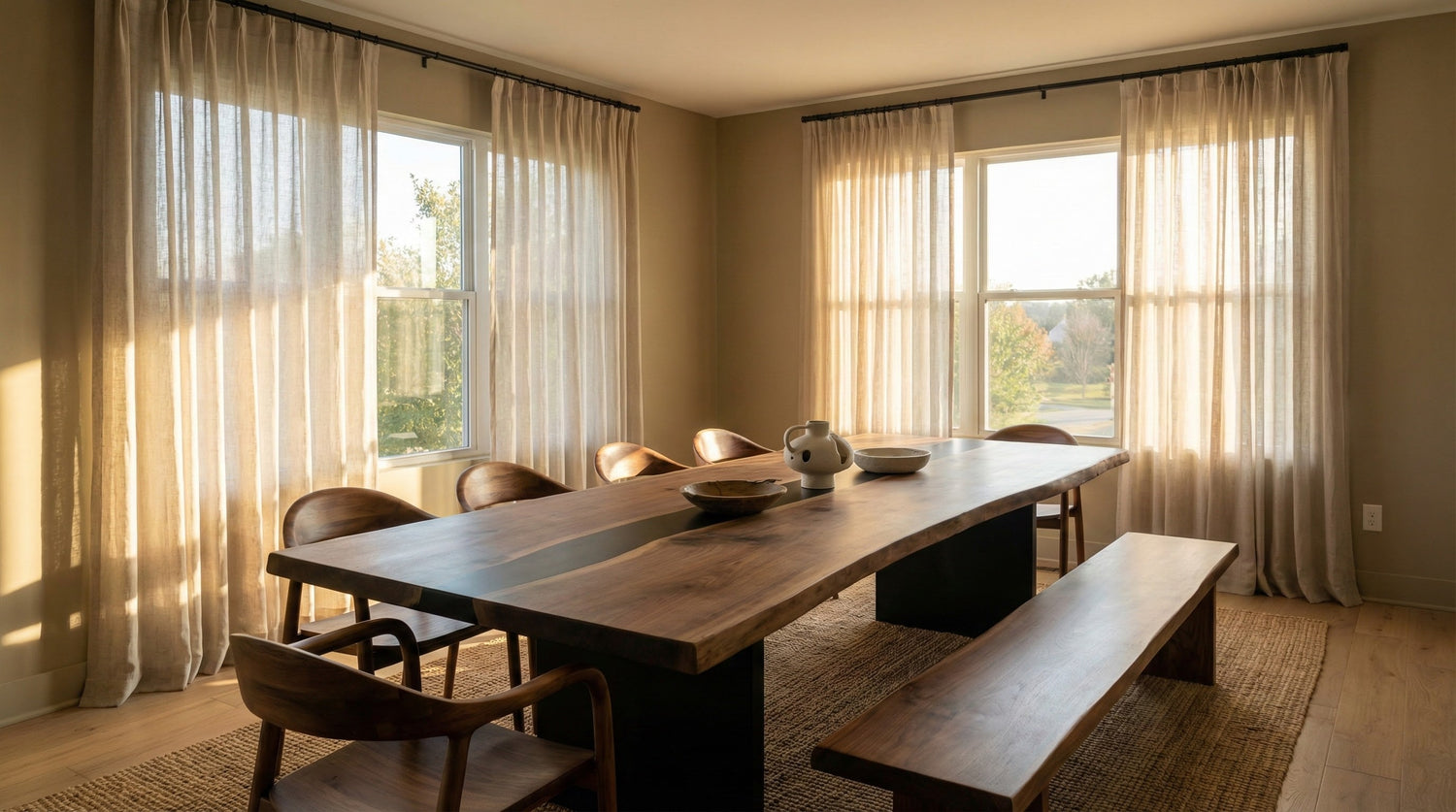 2026 Interior Design Trends: Pairing Black Walnut Tables with Universal Khaki