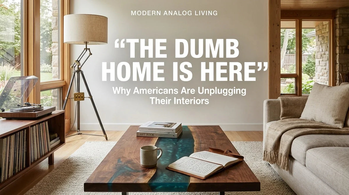 The “Dumb Home” Trend Is Here: Why Americans Are Choosing Real Furniture Over Smart Everything