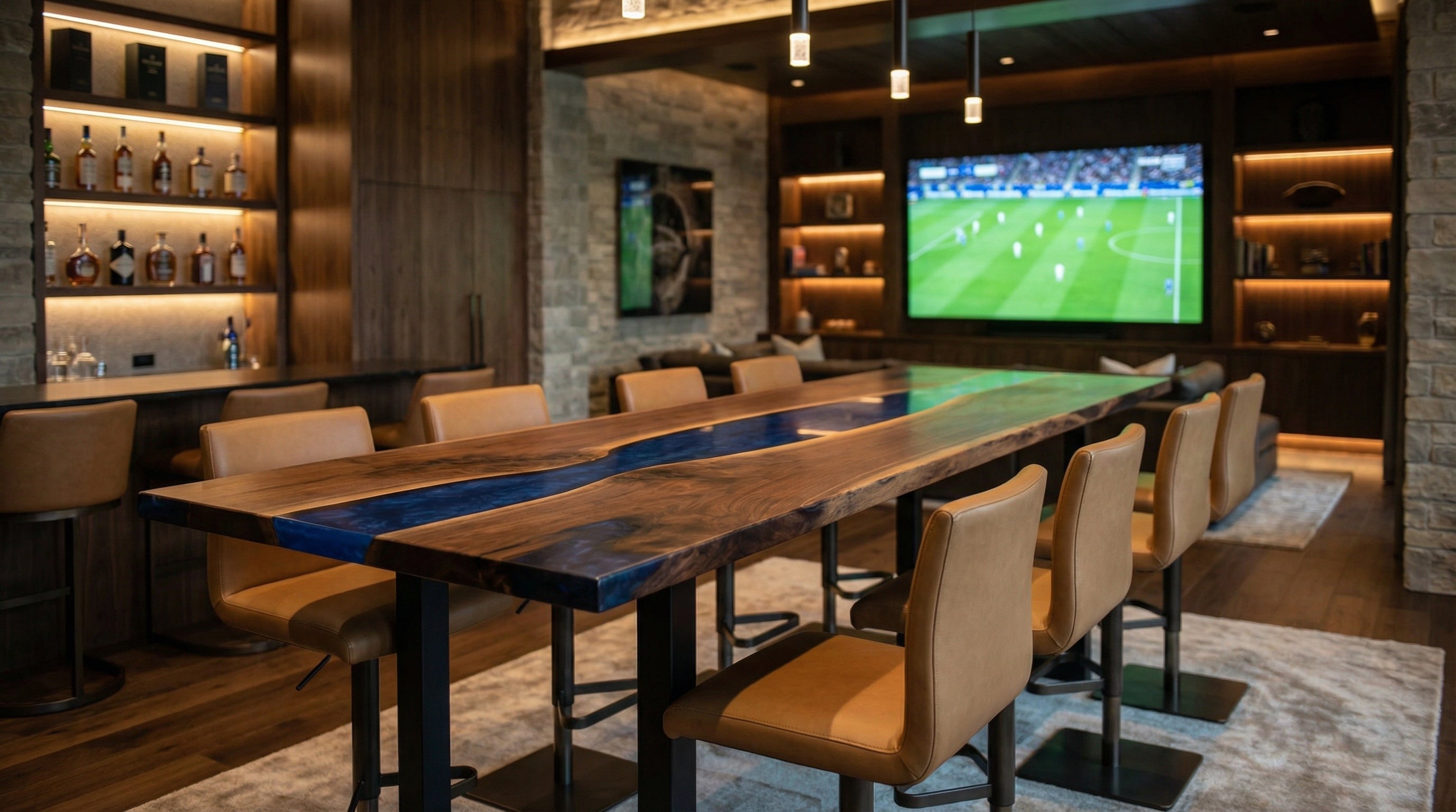 Prepping for the 2026 Summer Games: The Ultimate Custom Epoxy Bar Table for Your Dallas Game Room