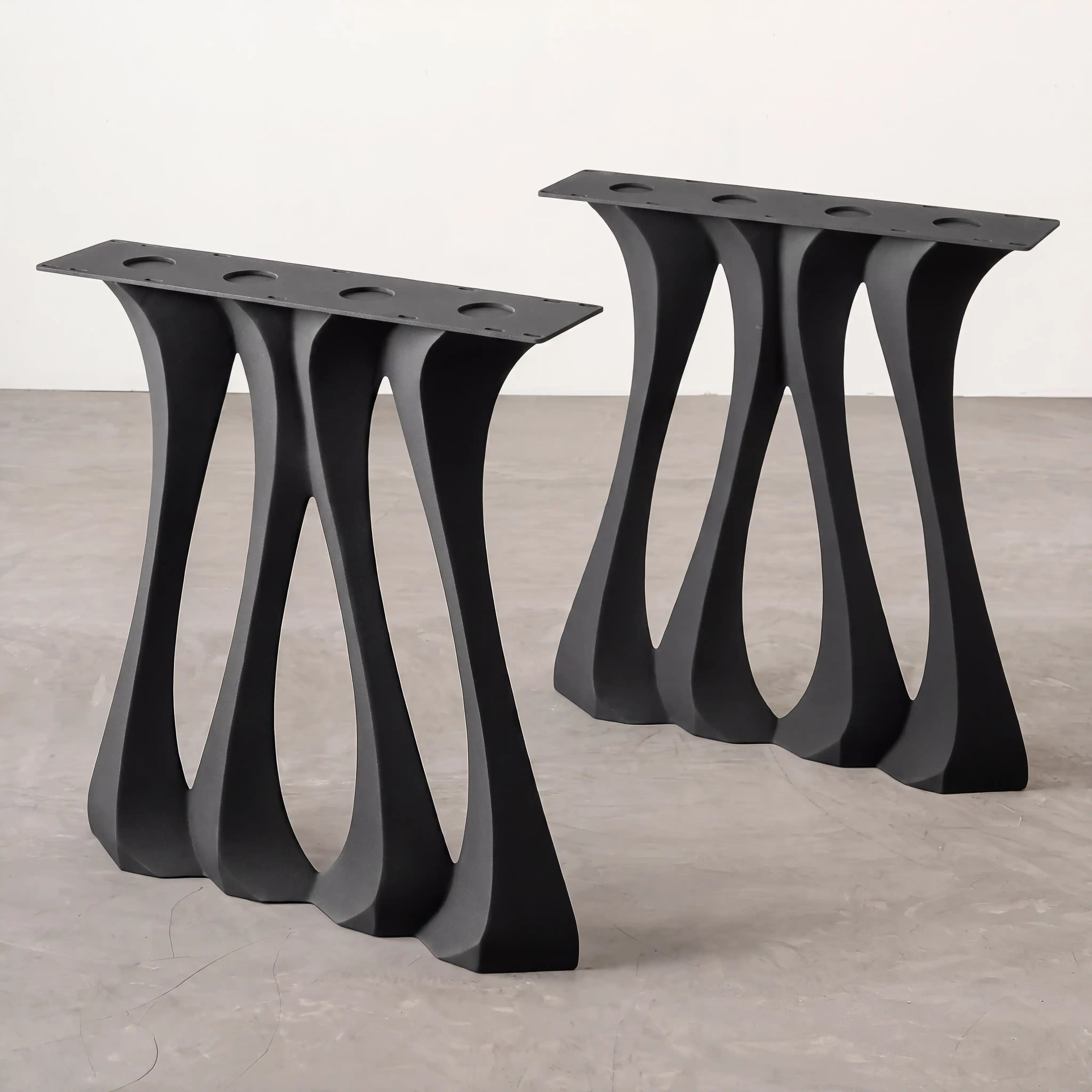 Black Metal Table Legs TL16