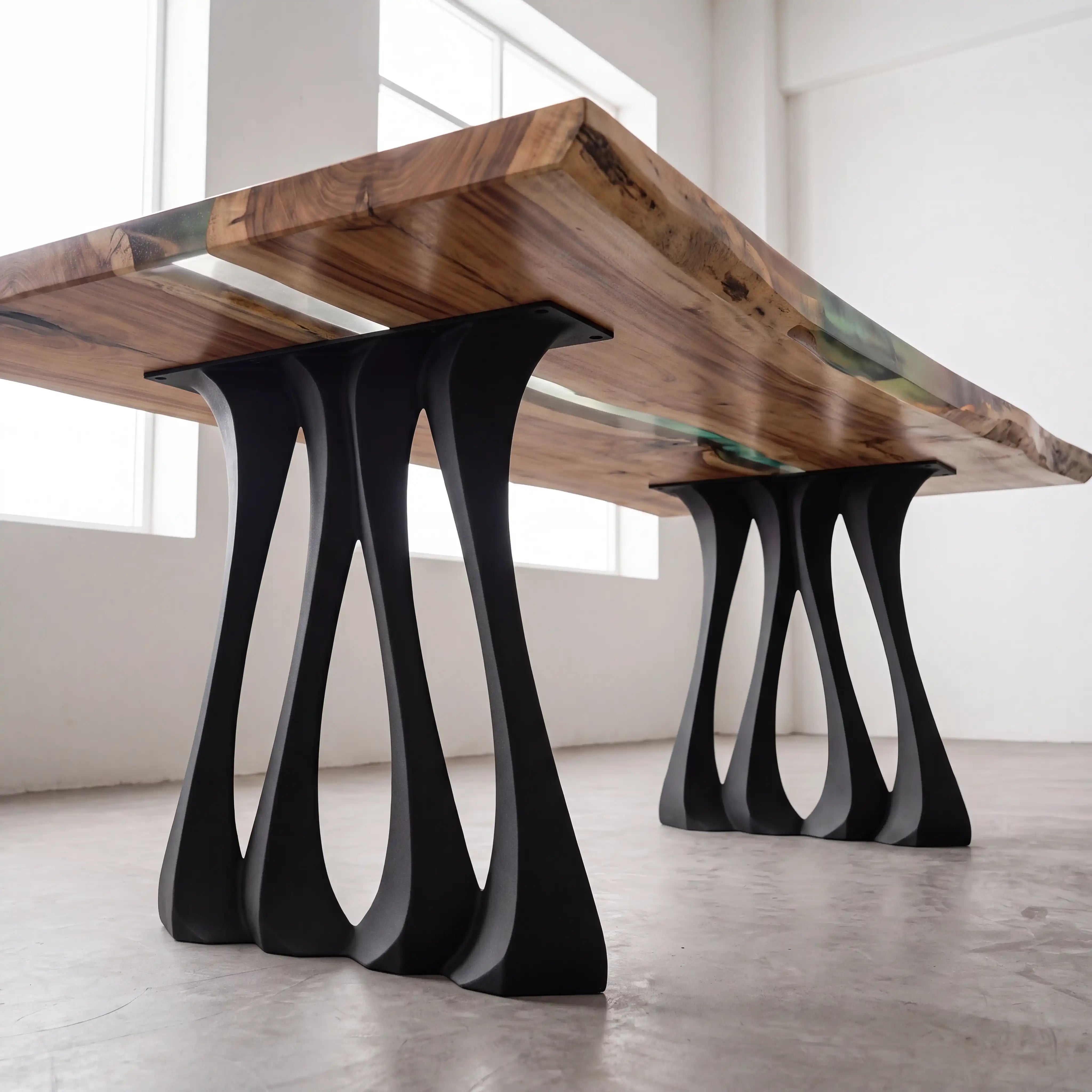 Black Metal Table Legs TL16