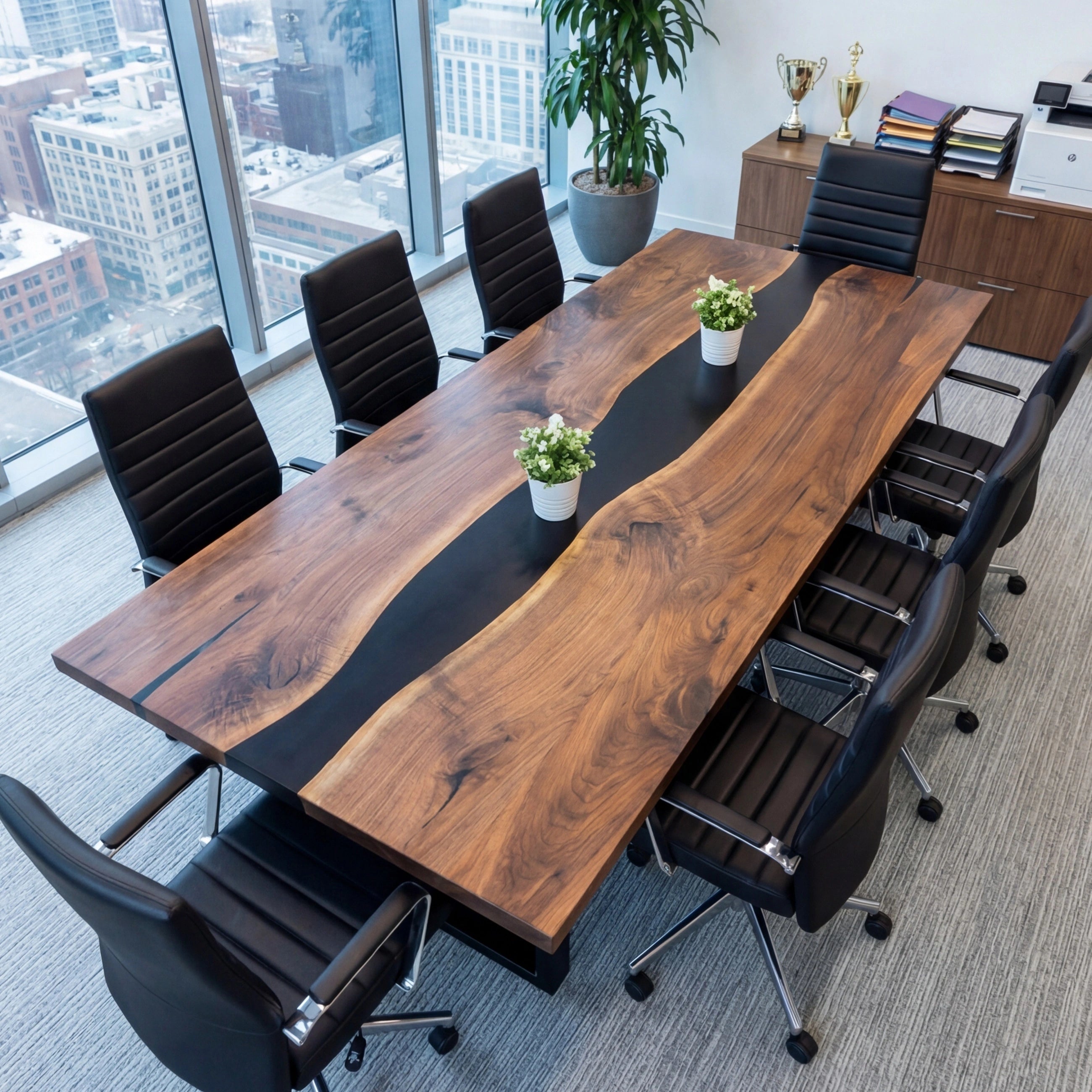 Custom-Black-Walnut-Epoxy-Resin-River-Conference-Table-Black-Resin-BMW-83-21
