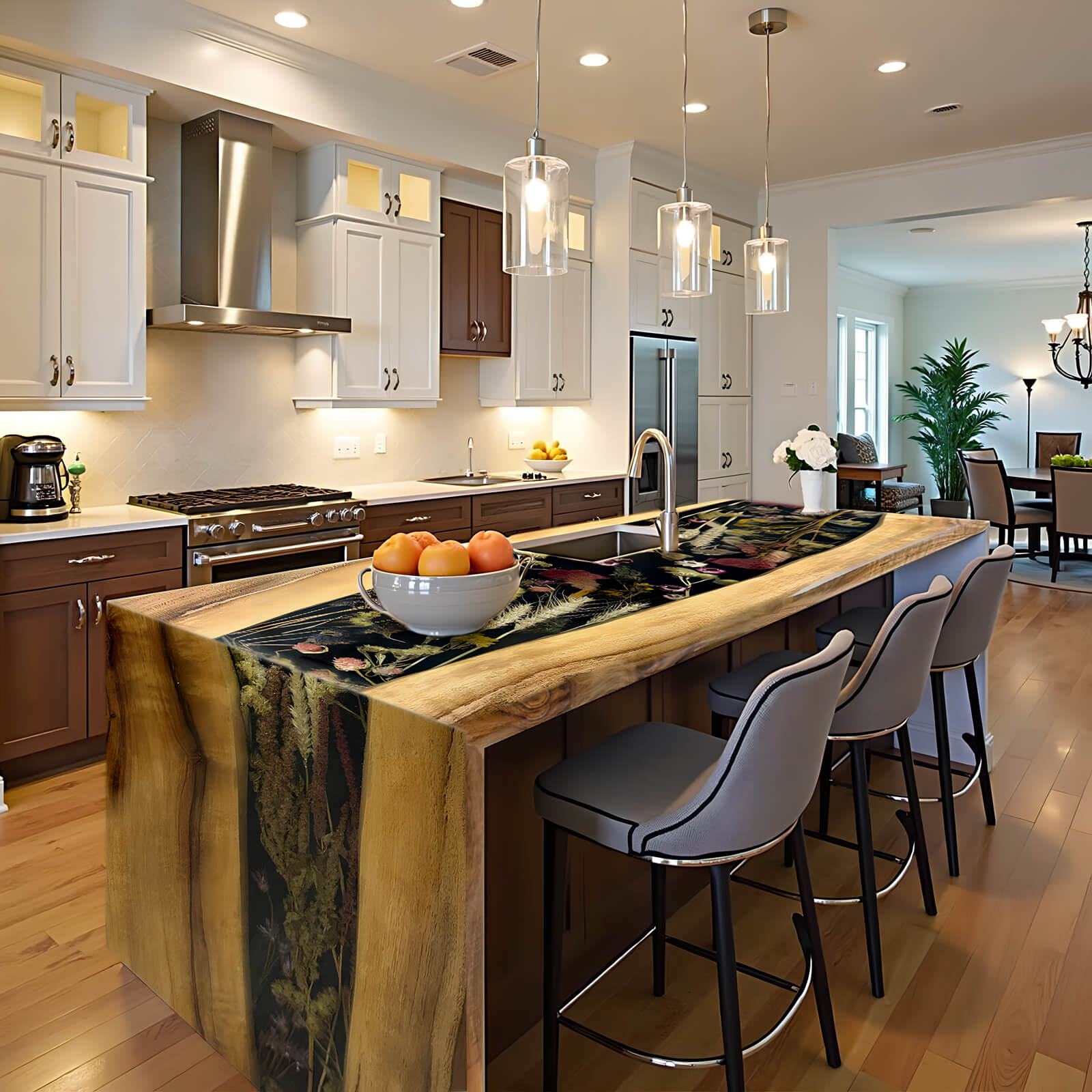 custom-black-walnut-epoxy-resin-river-flower-kitchen-countertop-black-resin-tcy-71-93