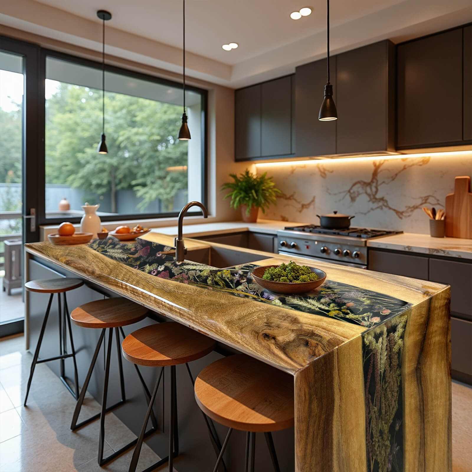 custom-black-walnut-epoxy-resin-river-flower-kitchen-countertop-black-resin-tcy-71-76