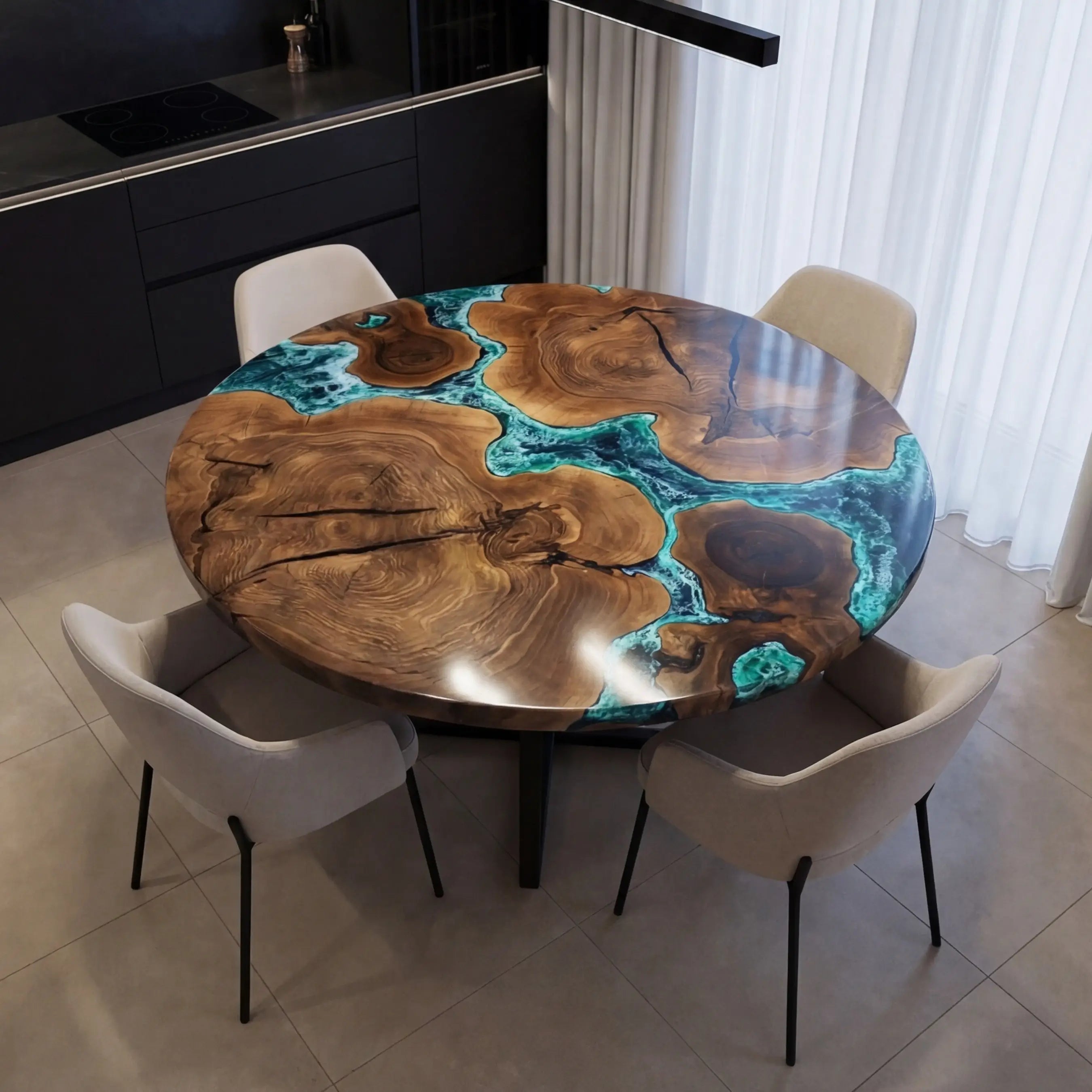 Custom-Black-Walnut-Epoxy-Resin-River-Round-Coffee-Table-Blue-Waves-ORT-76-22