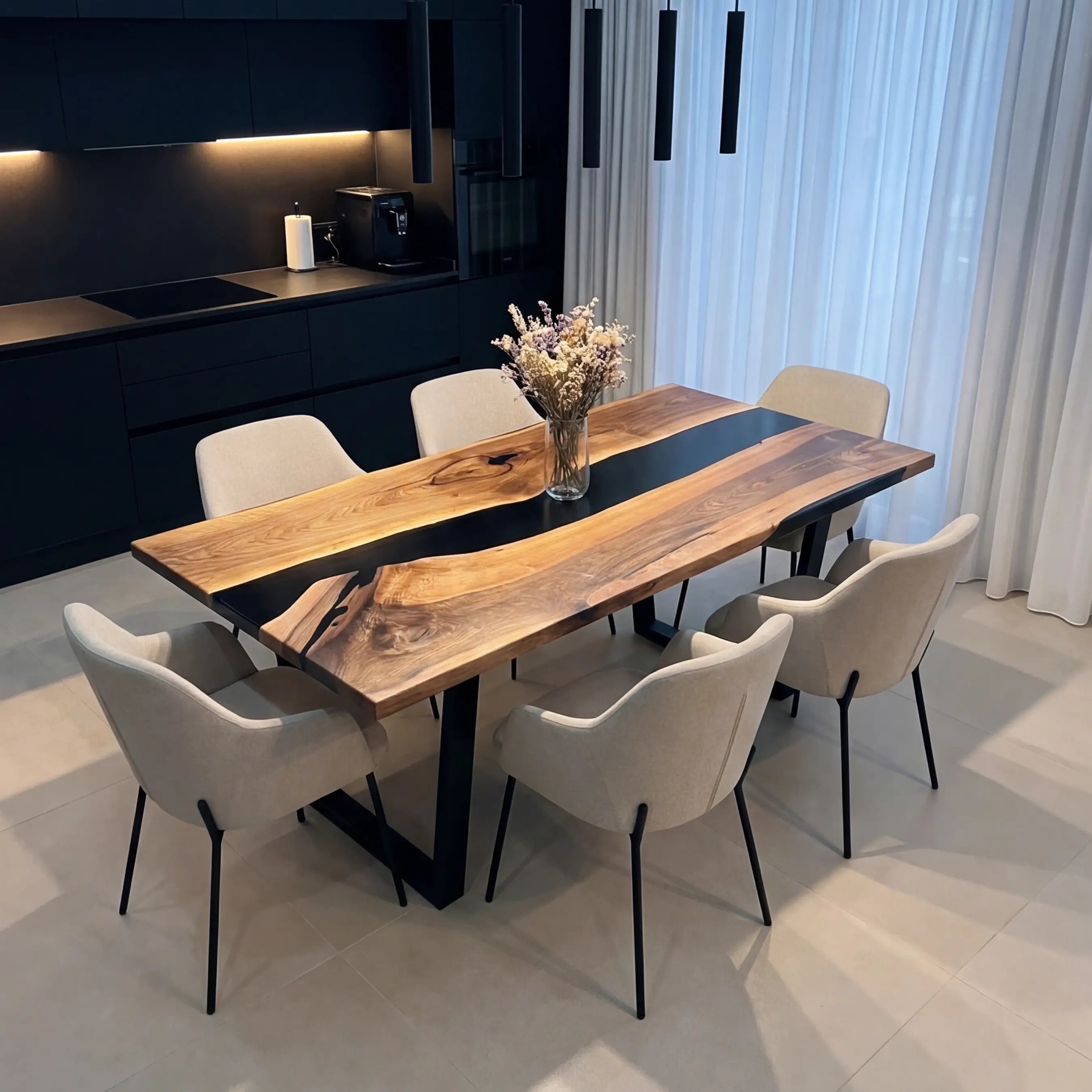 Custom-Black-Walnut-Epoxy-Resin-River-Table-Black-Resin-ERD-37-22