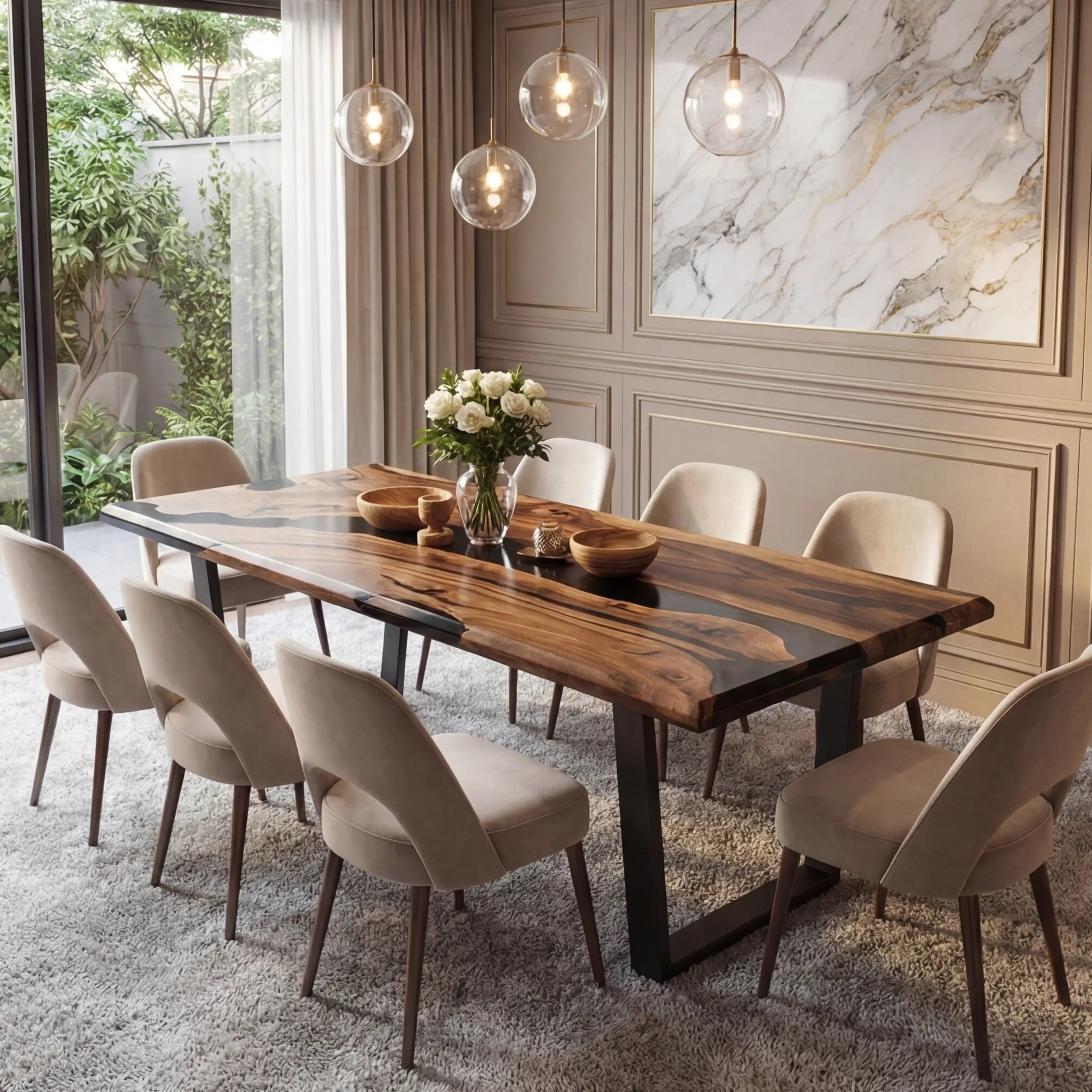 Custom-Black-Walnut-Epoxy-Resin-River-Table-Black-Resin-ERT-50-19