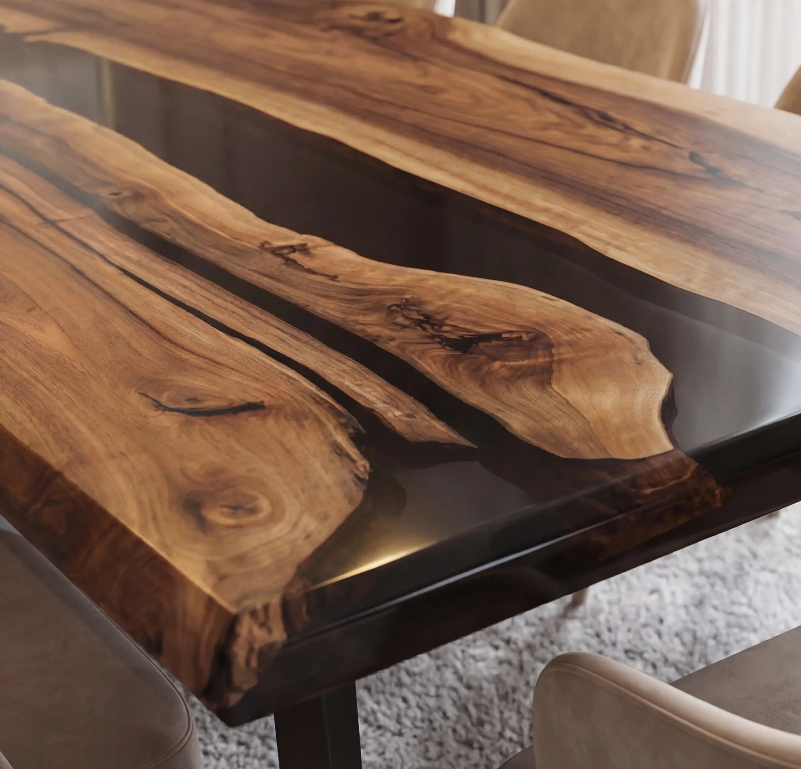 Custom-Black-Walnut-Epoxy-Resin-River-Table-Black-Resin-ERT-50-23