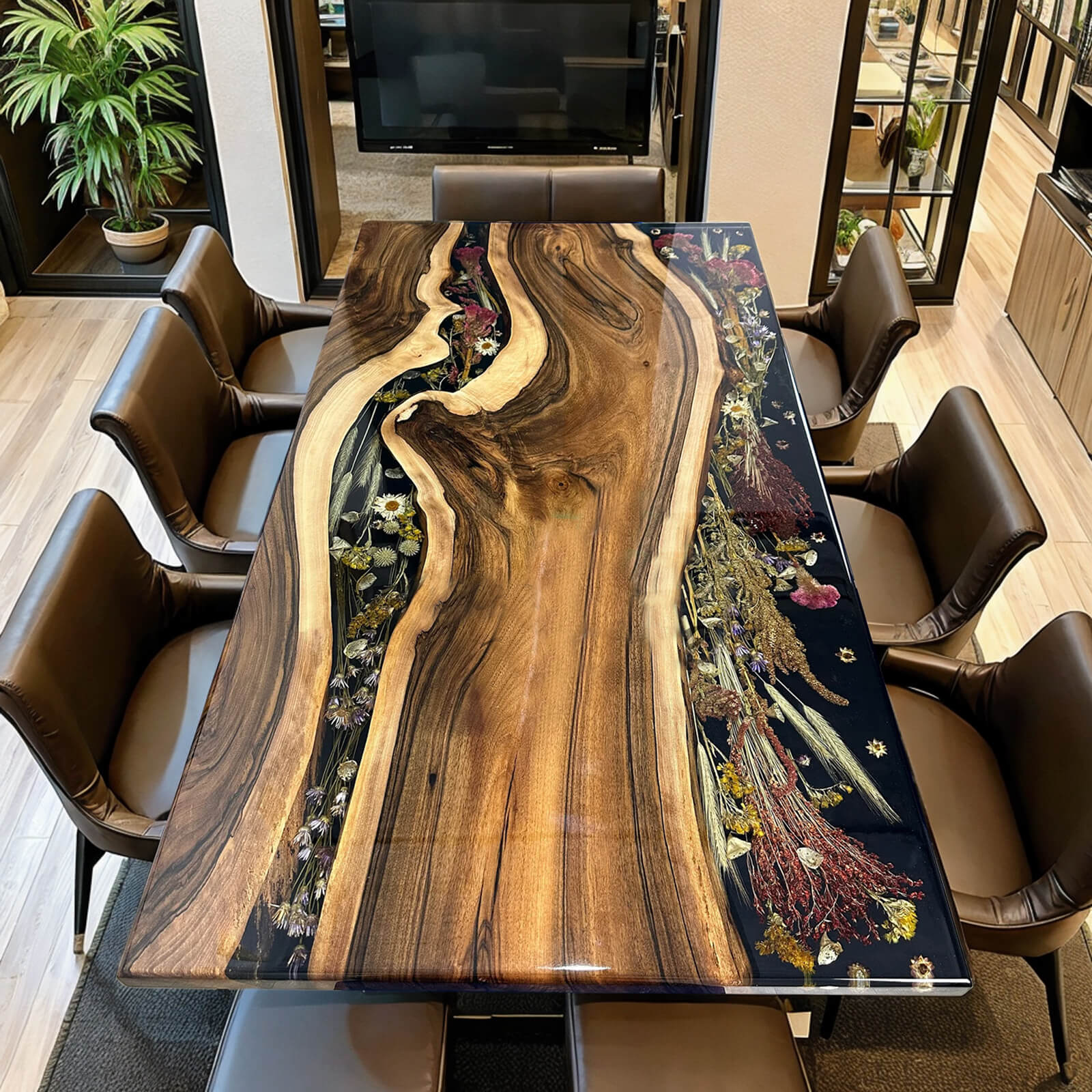 custom-black-walnut-epoxy-resin-river-table-black-resin-fgt-92-99