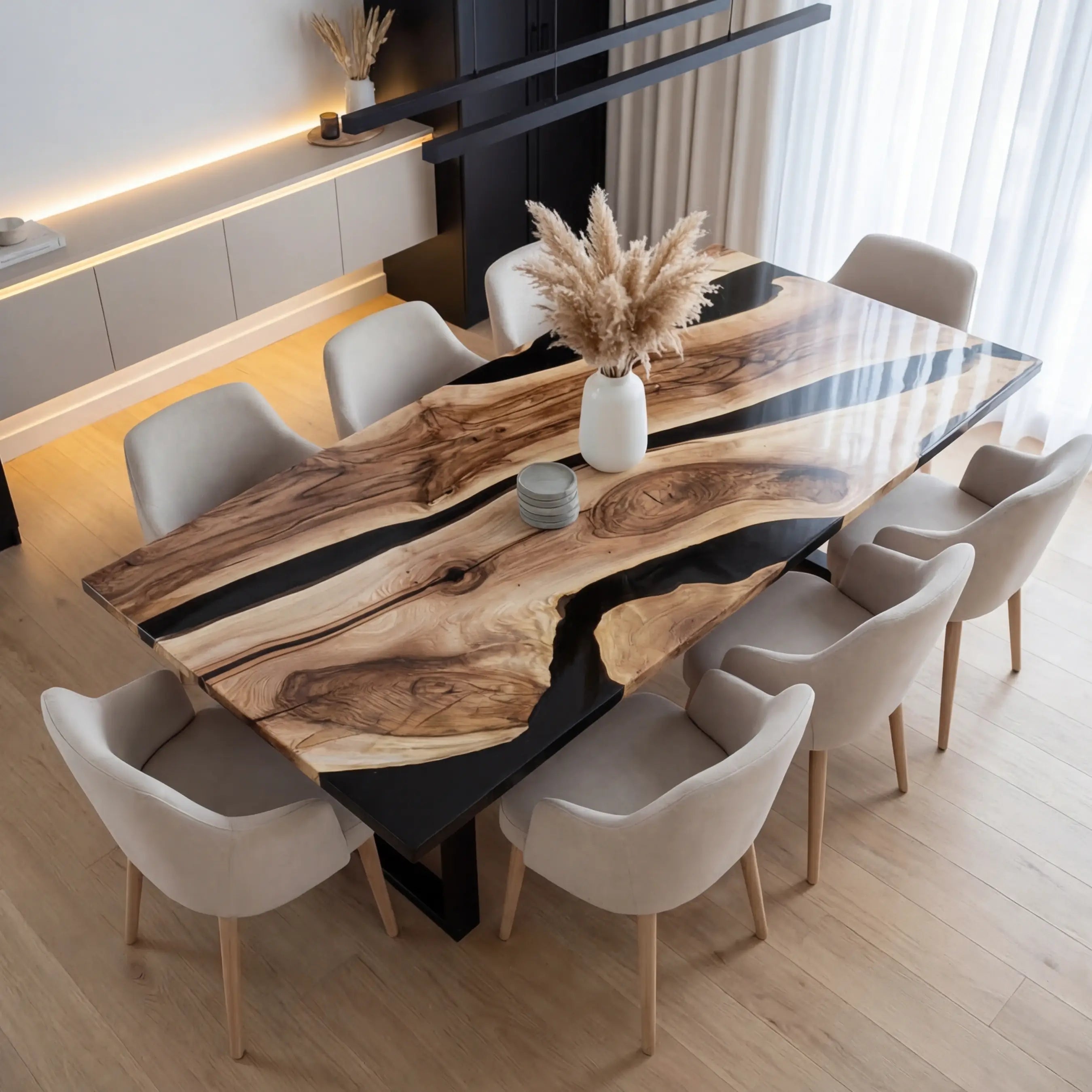 Custom-Black-Walnut-Epoxy-Resin-River-Table-Black-Resin-GRT-82-21