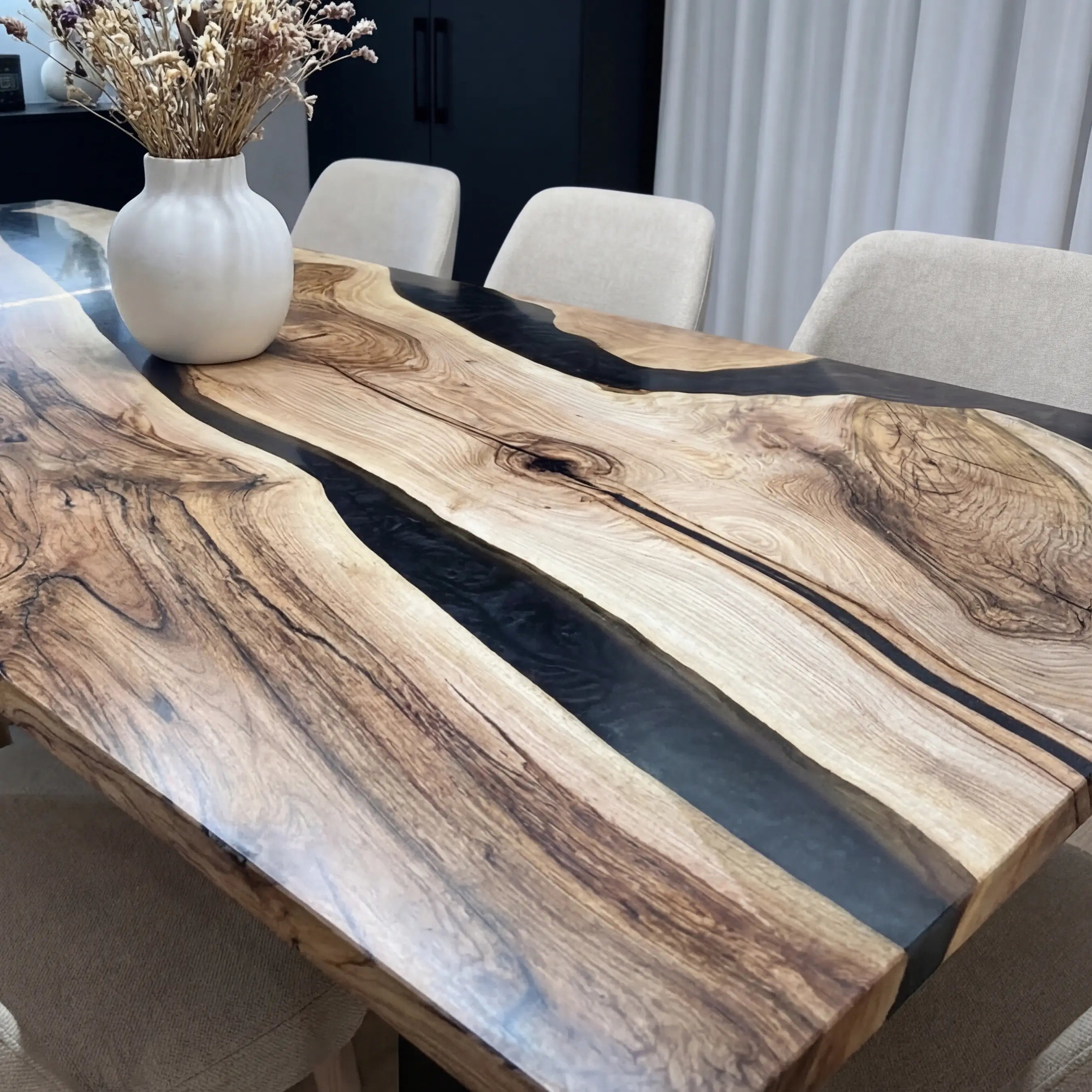 Custom-Black-Walnut-Epoxy-Resin-River-Table-Black-Resin-GRT-82-23