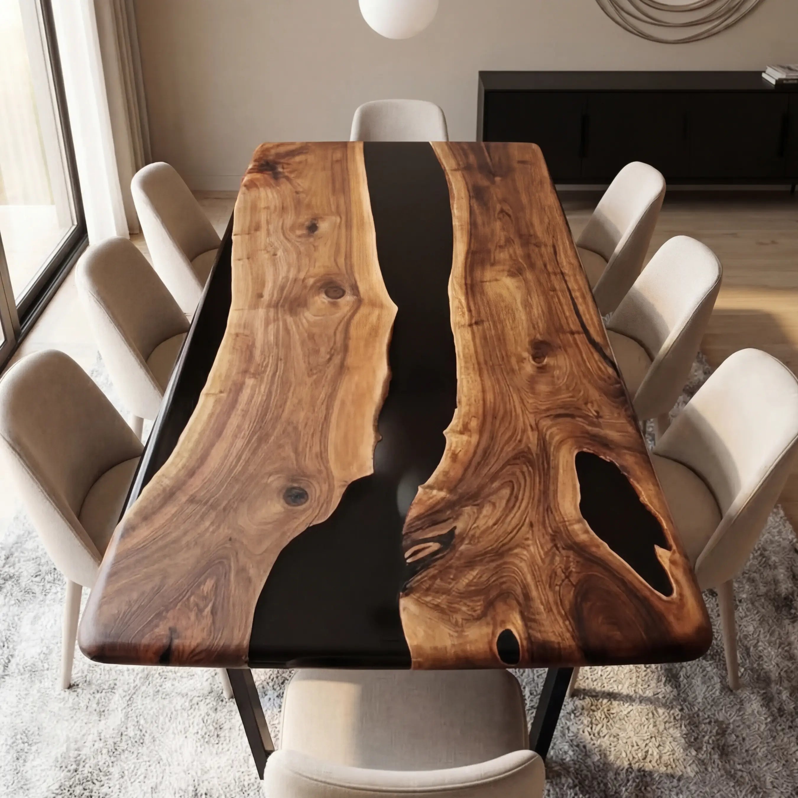 Custom-Black-Walnut-Epoxy-Resin-River-Table-Black-Resin-JQT-29-20