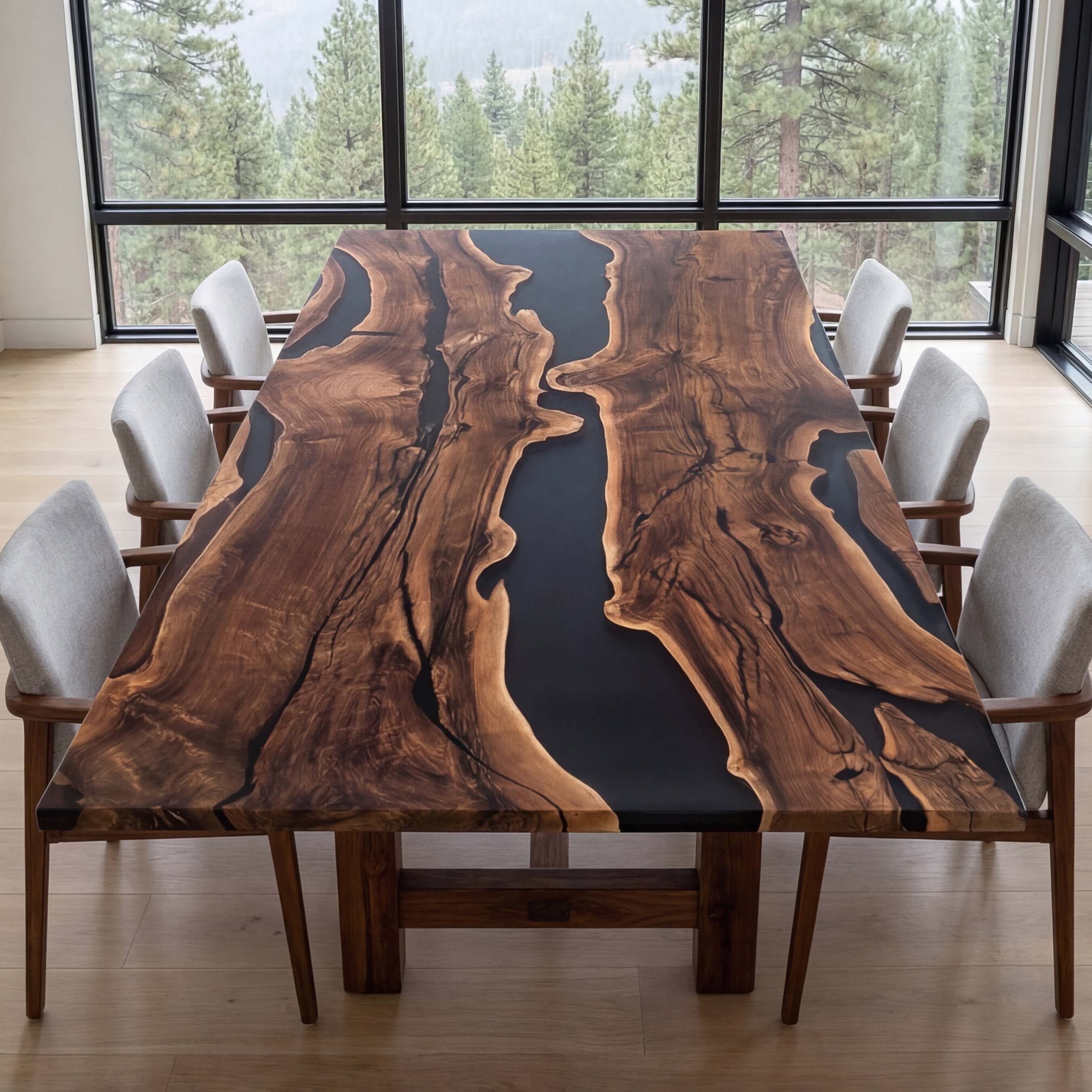 Custom-Black-Walnut-Epoxy-Resin-River-Table-Black-Resin-ORT-58-20