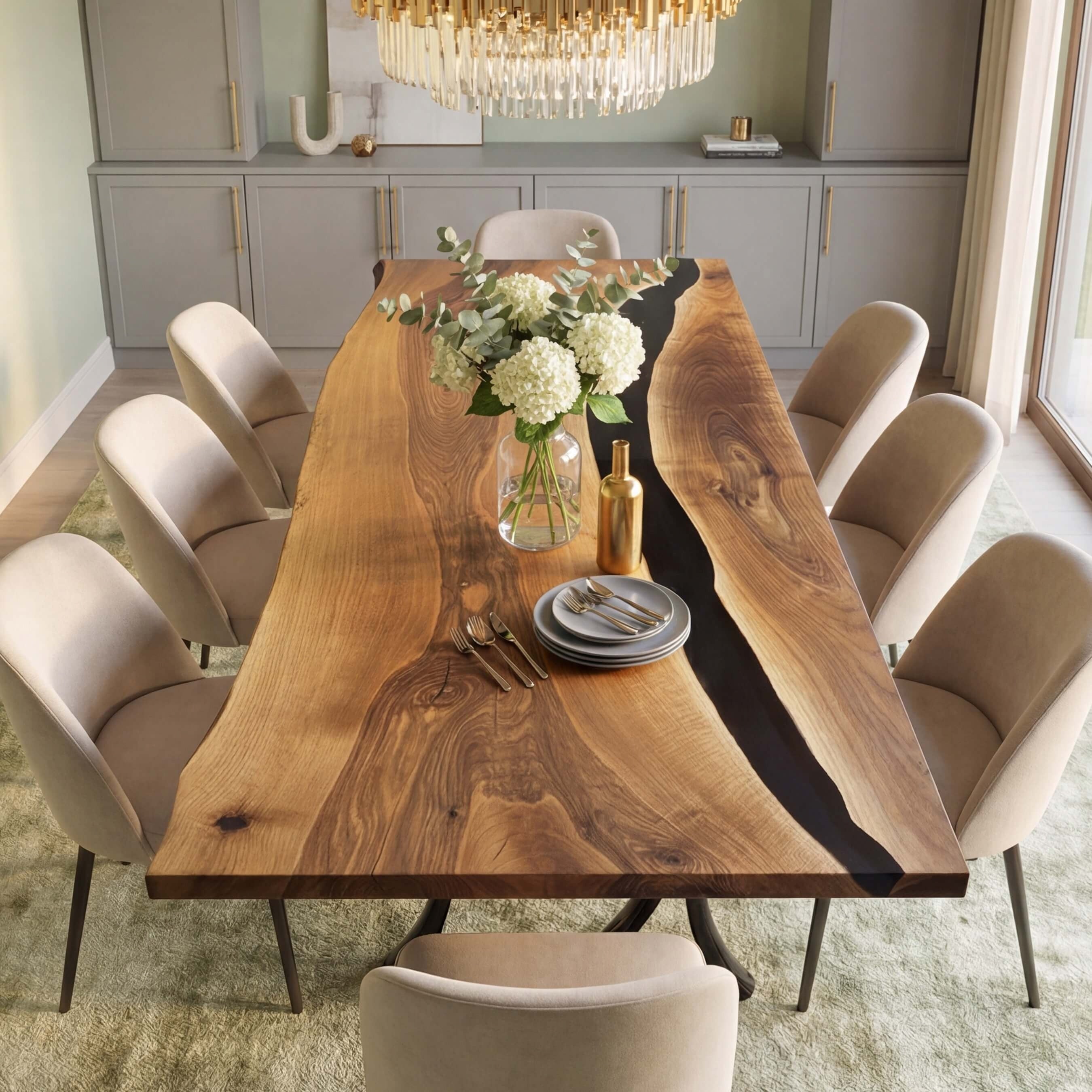 Custom-Black-Walnut-Epoxy-Resin-River-Table-Black-Resin-QRT-83-18