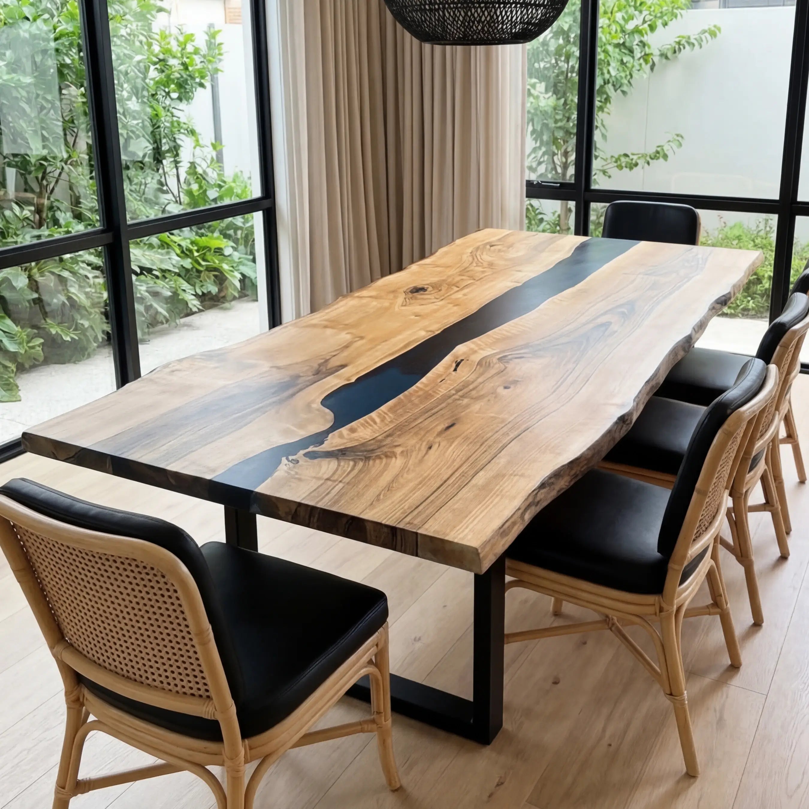 Custom-Black-Walnut-Epoxy-Resin-River-Table-Black-Resin-QTX-82-18