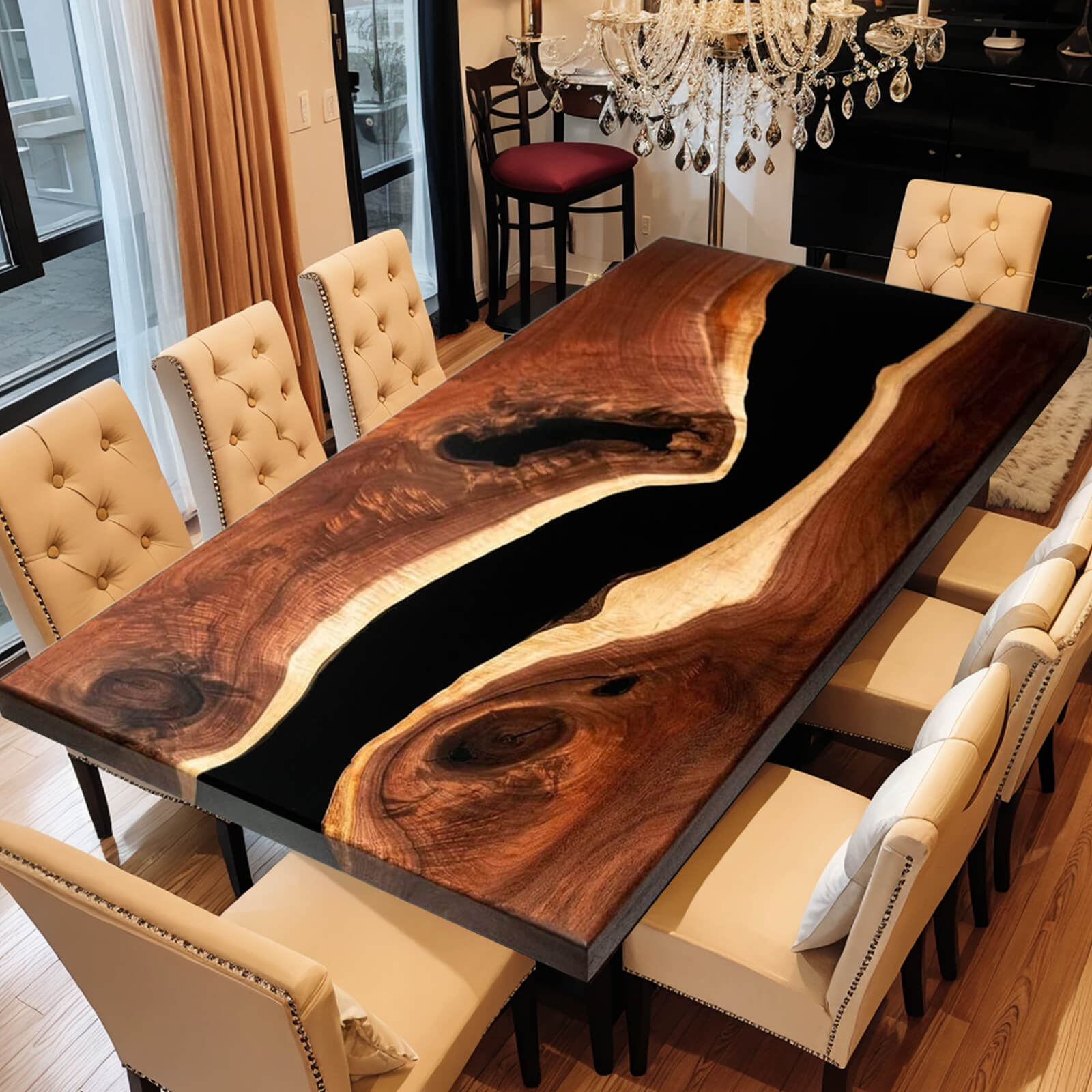 custom-black-walnut-epoxy-resin-river-table-black-resin-zlr-39-99